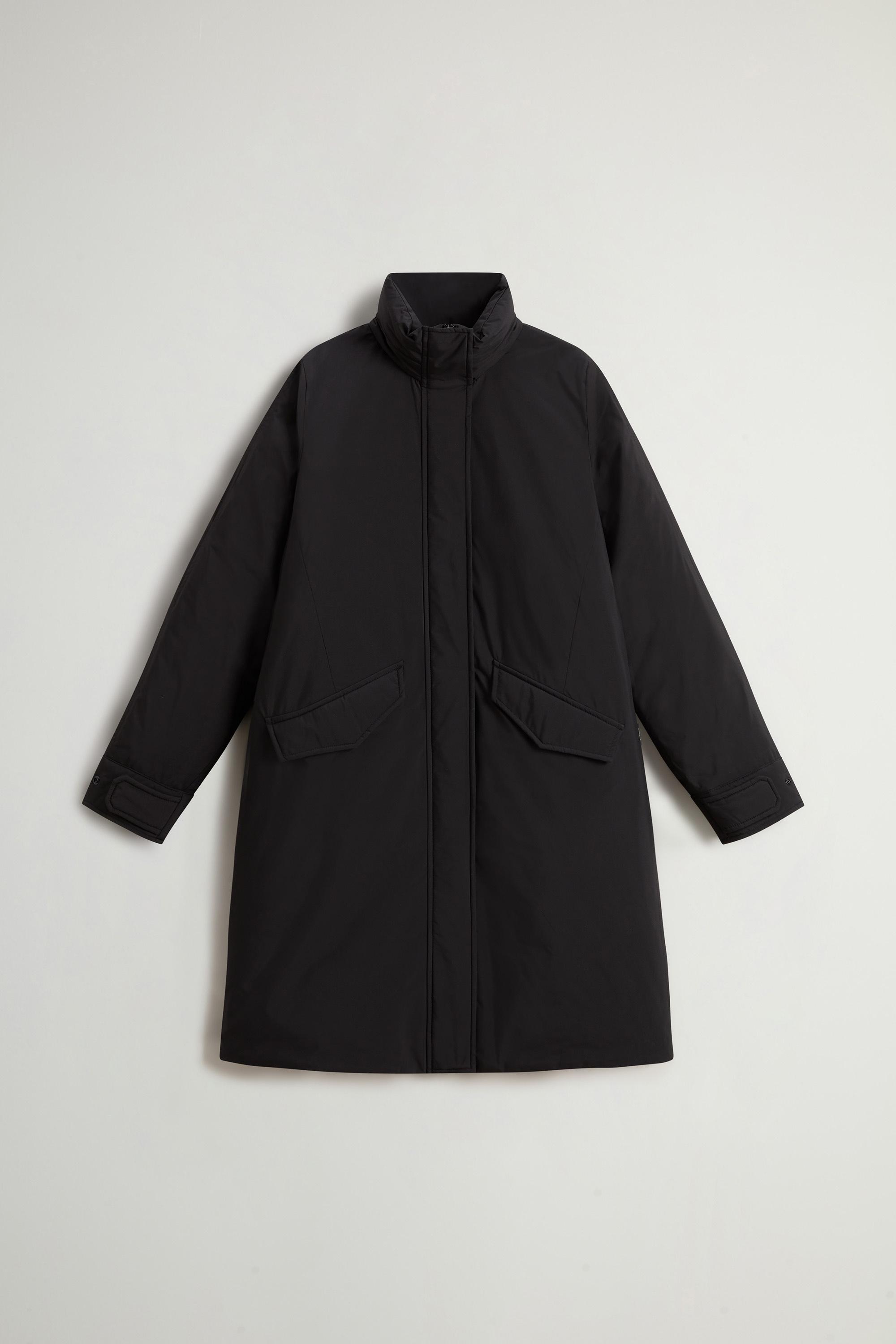 Long Cloud Jacket with Foldaway Hood Black photo 5 | Woolrich