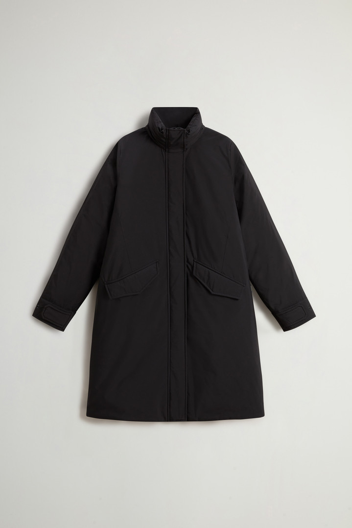 Long Cloud Jacket with Foldaway Hood Black photo 5 | Woolrich
