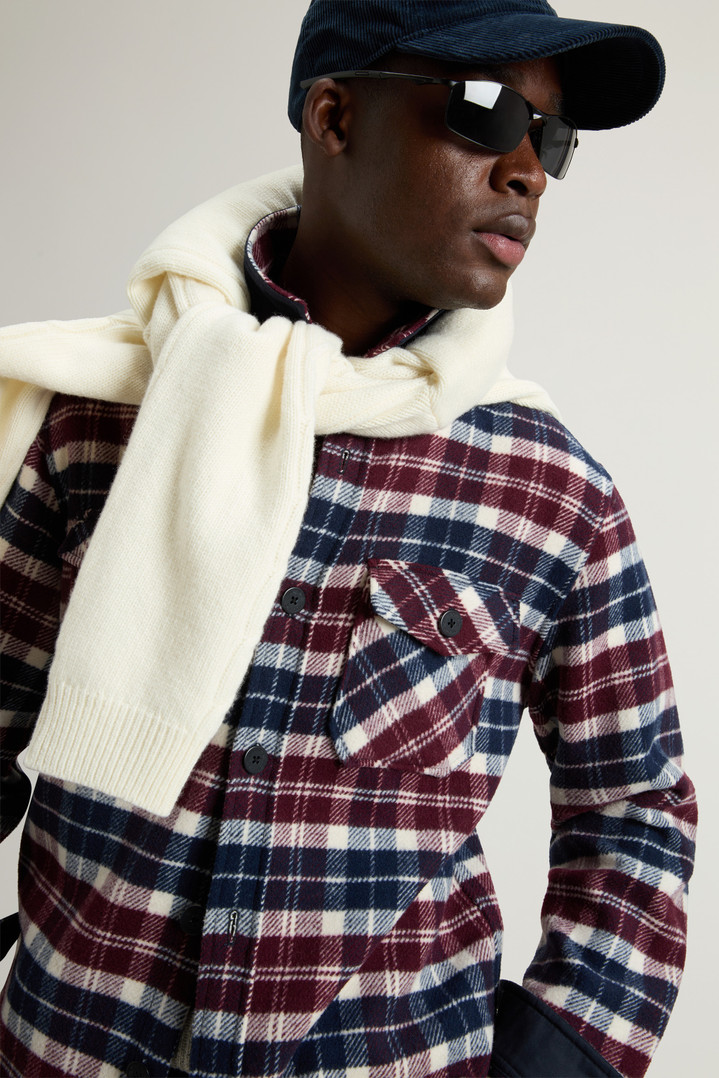 Wool-Blend Overshirt with Checked Pattern Multicolor photo 4 | Woolrich