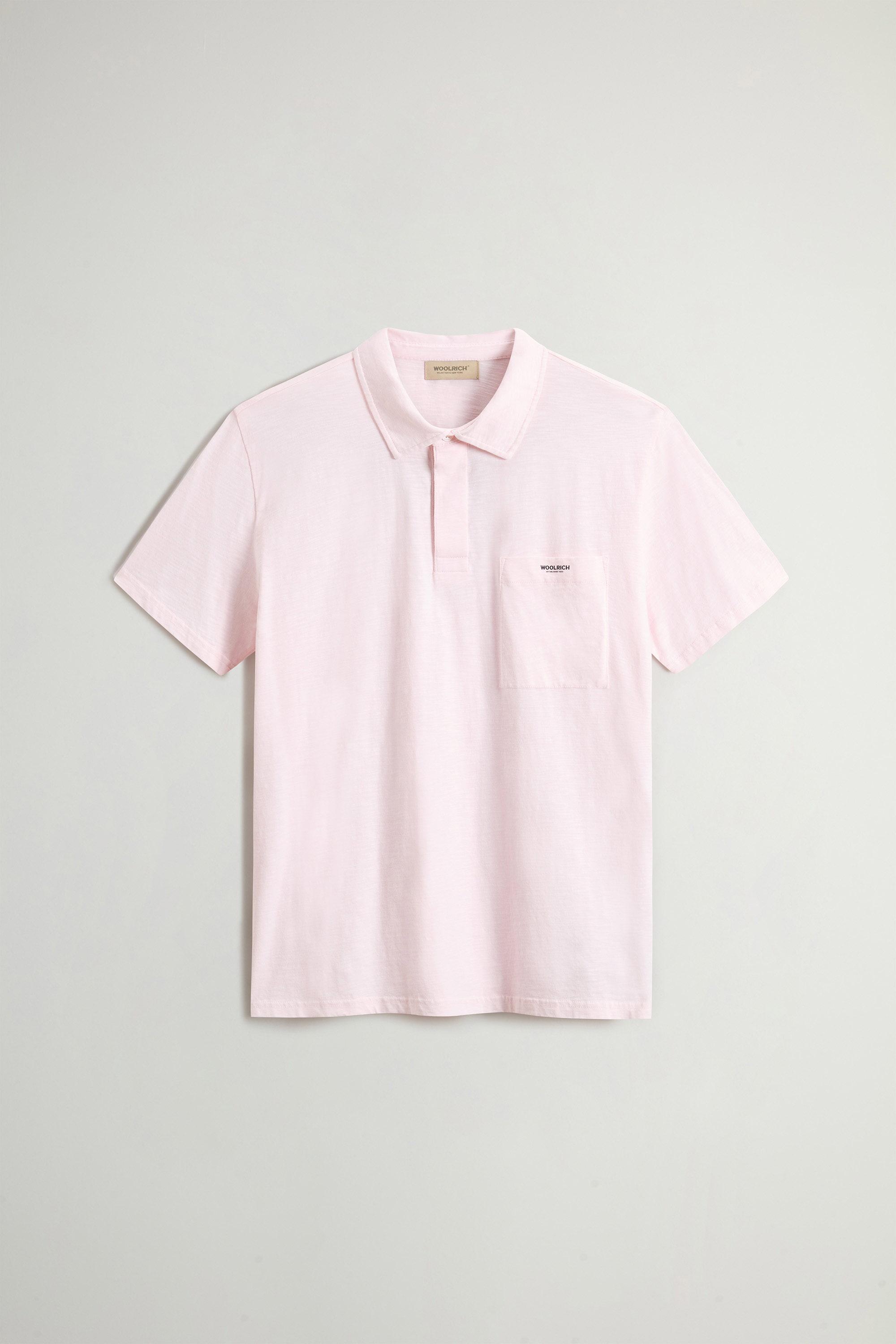 SLUB LOGO POLO Pink photo 5 | Woolrich