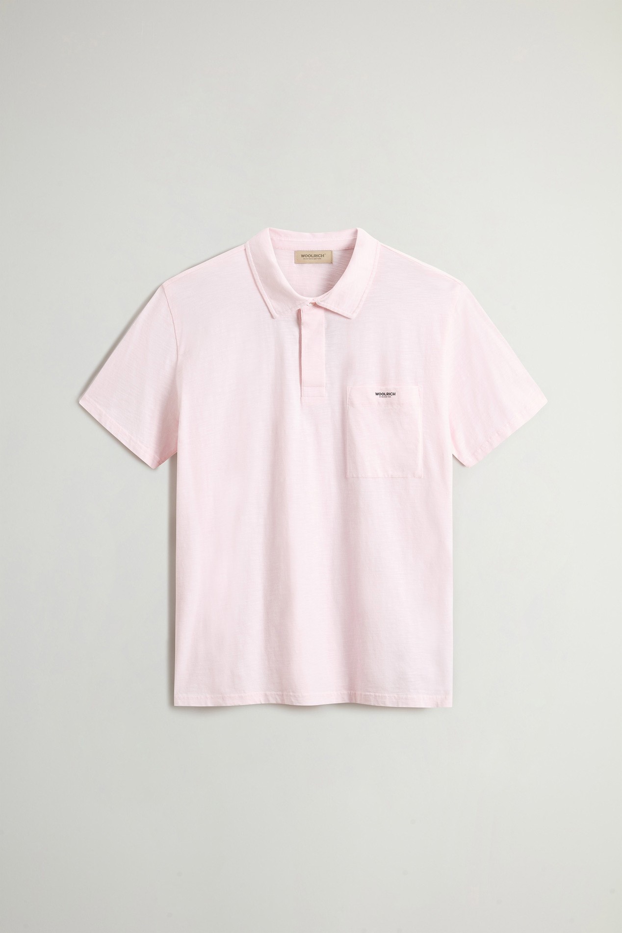 SLUB LOGO POLO Pink photo 5 | Woolrich