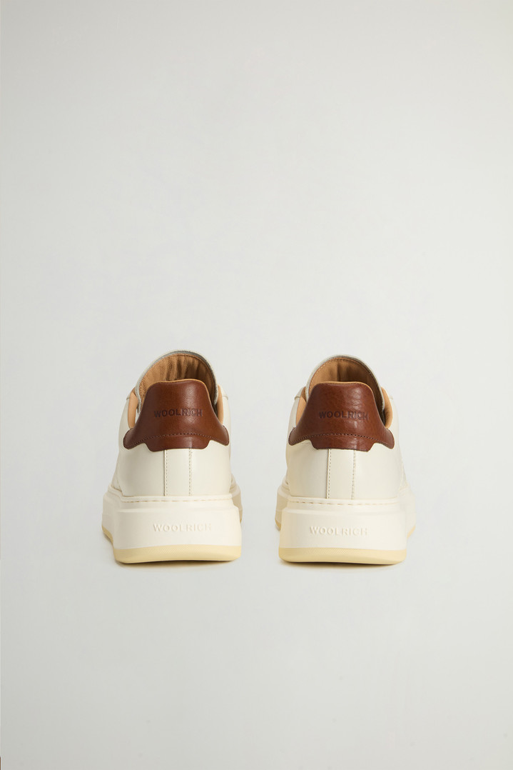 Arrow Sneakers in Leather White photo 3 | Woolrich