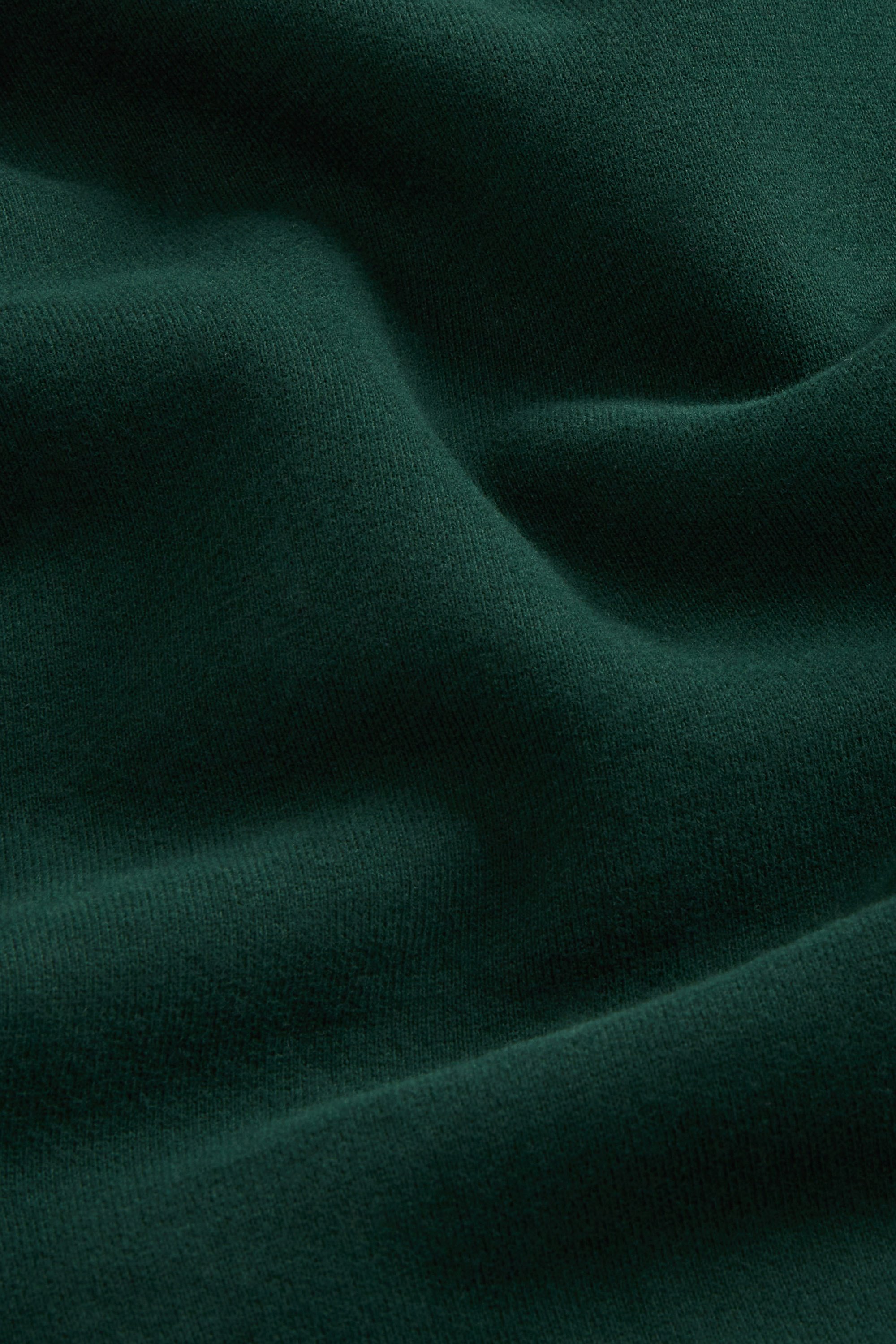 Teen Boys’ Hoodie in Brushed Pure Cotton Green photo 6 | Woolrich