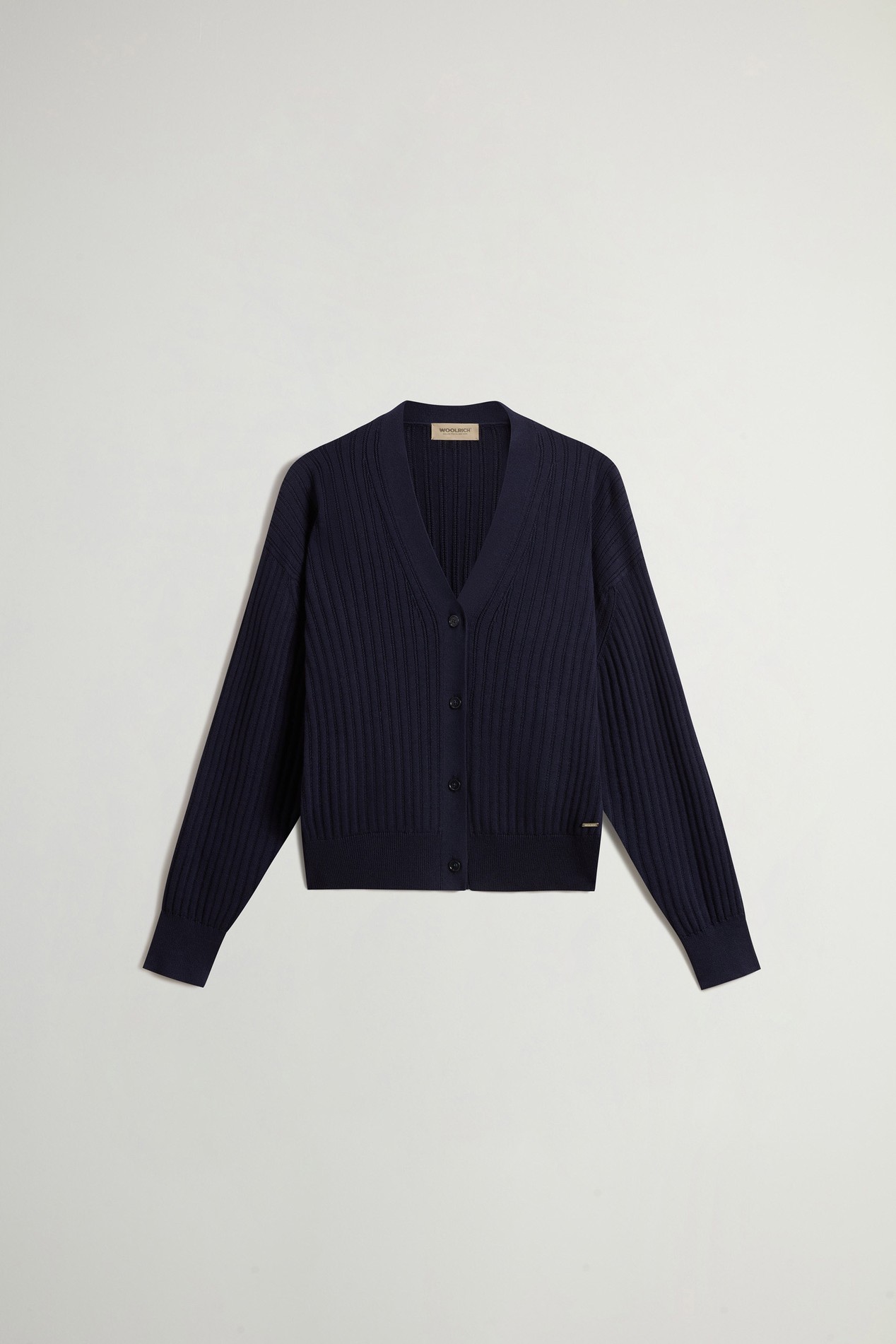 SOFT COTTON SWEATER Blue photo 5 | Woolrich