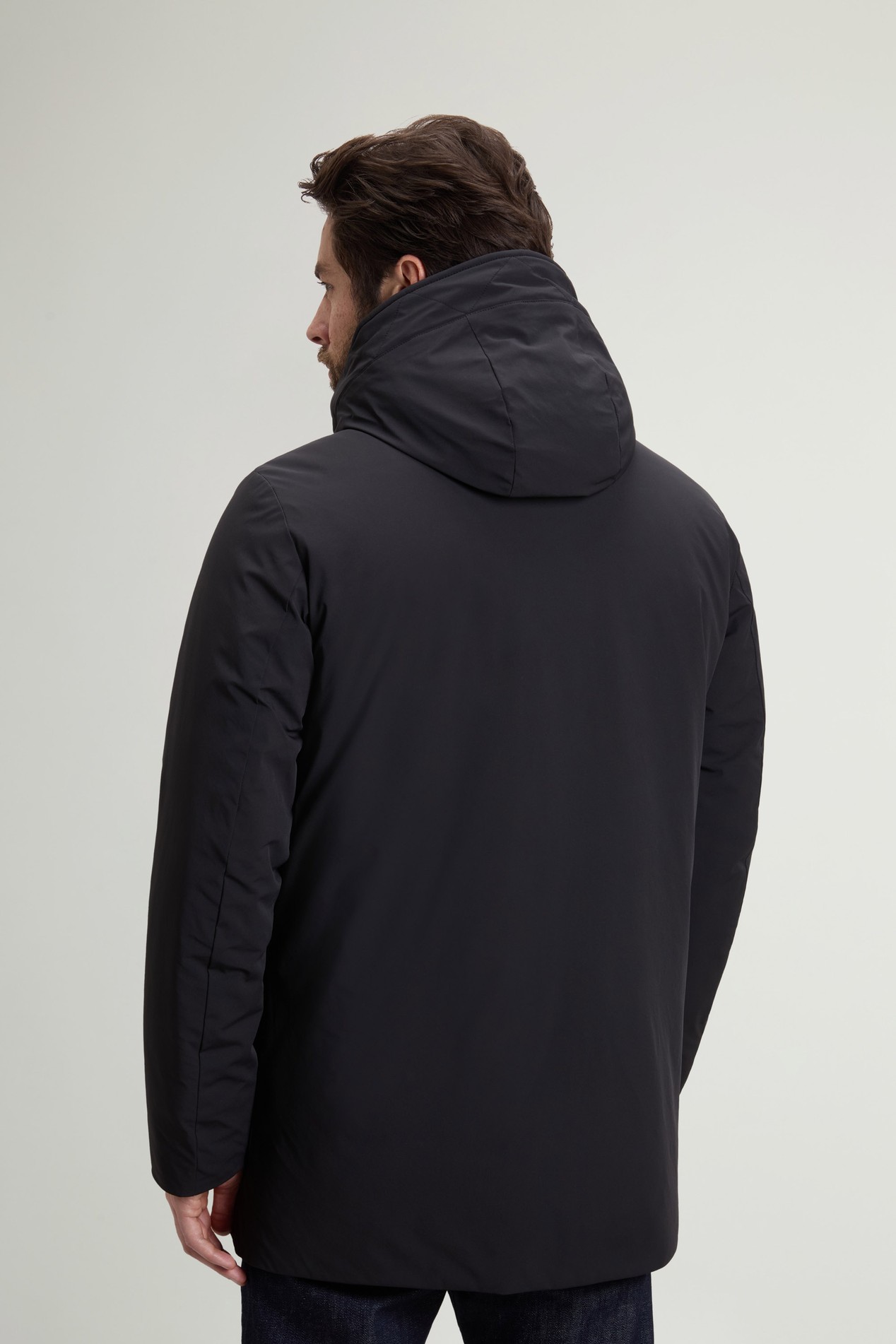 STRETCH PARKA Noir photo 3 | Woolrich
