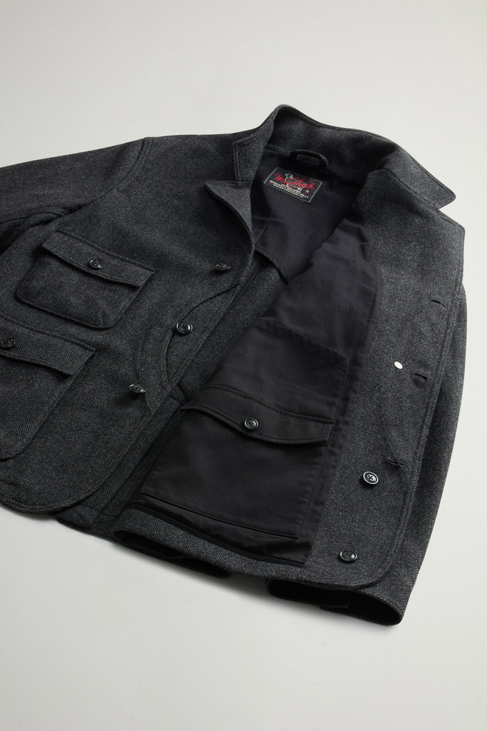 Upland Blazer in Wool Blend Gray photo 8 | Woolrich