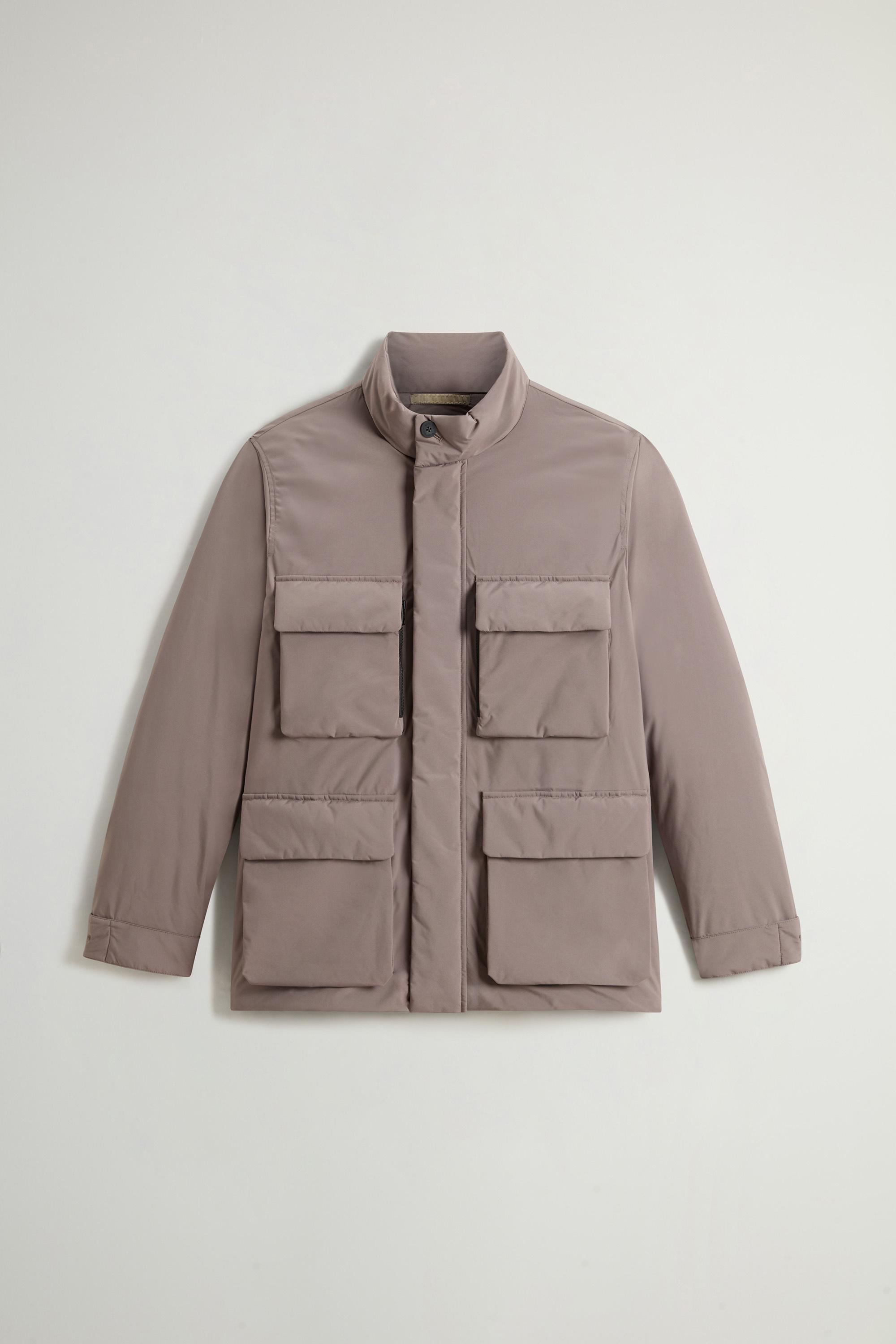 Cloud Jacket with Stand-Up Collar Brown photo 5 | Woolrich