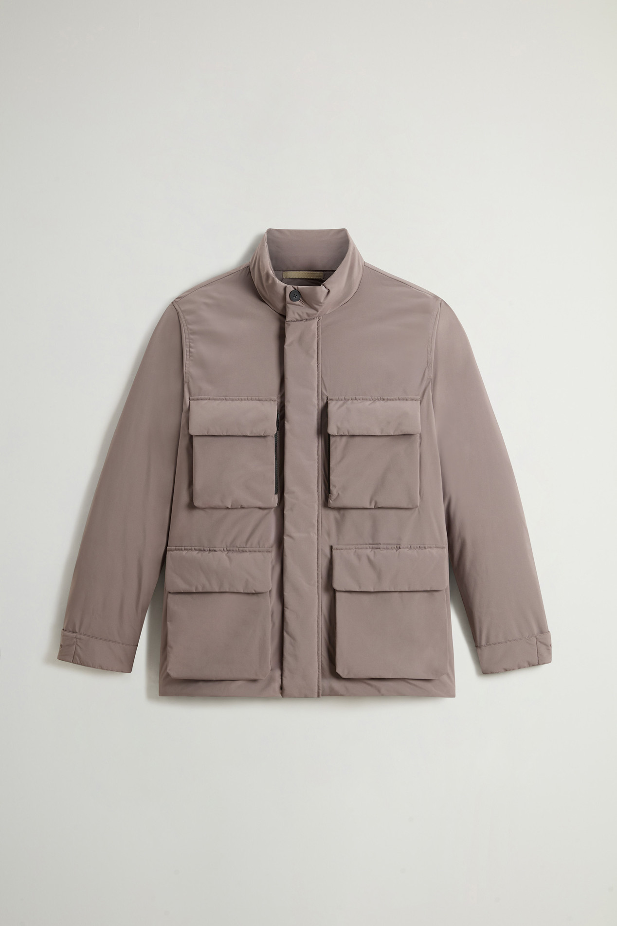 Cloud Jacket with Stand-Up Collar Brown photo 5 | Woolrich