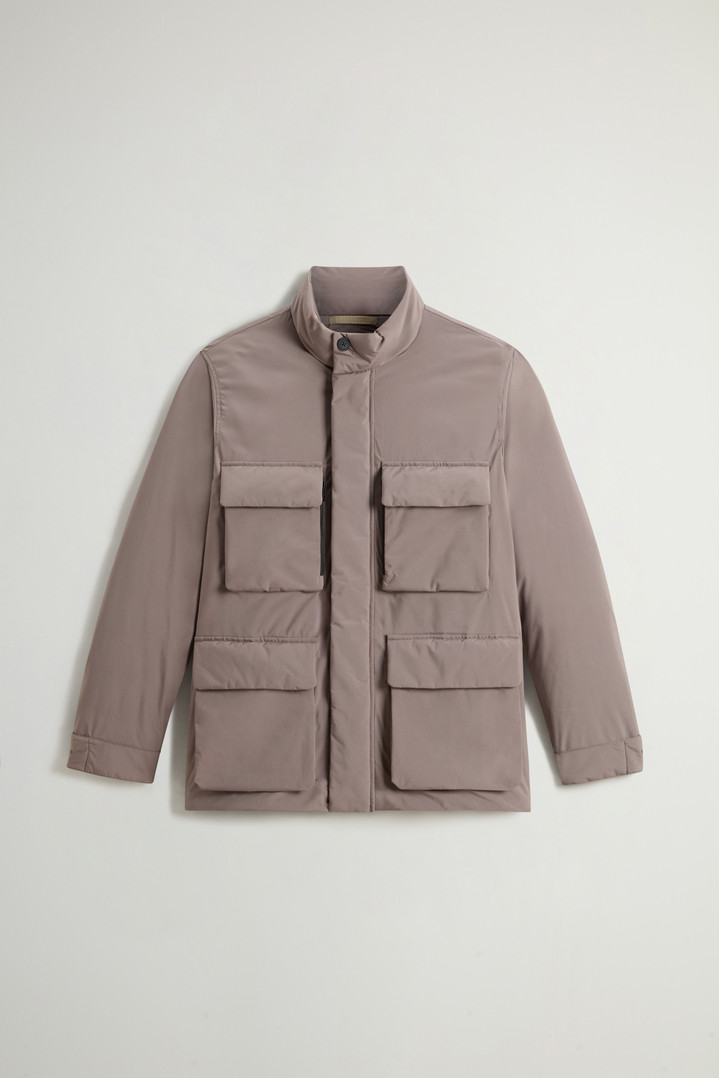 Cloud Jacket with Stand-Up Collar Brown photo 5 | Woolrich