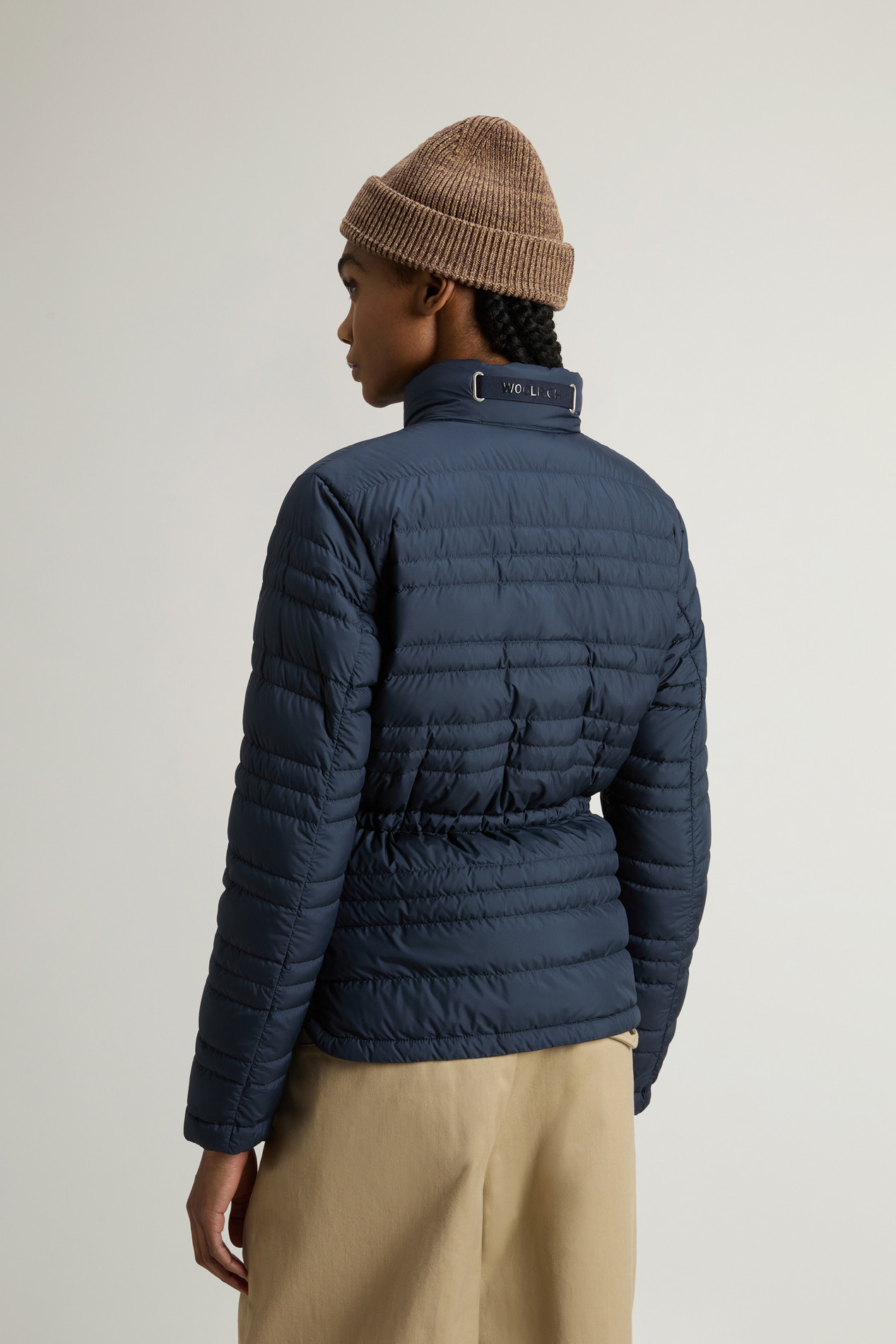 Padded Microfiber Jacket Blue photo 3 | Woolrich