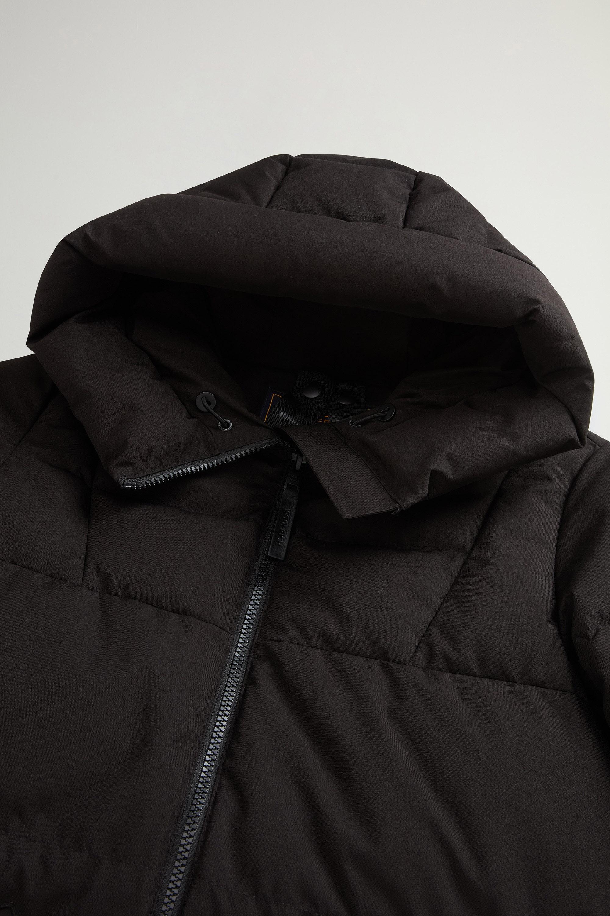 Quilted Parka in WINDSTOPPER® by GORE-TEX® Fabric Black photo 6 | Woolrich