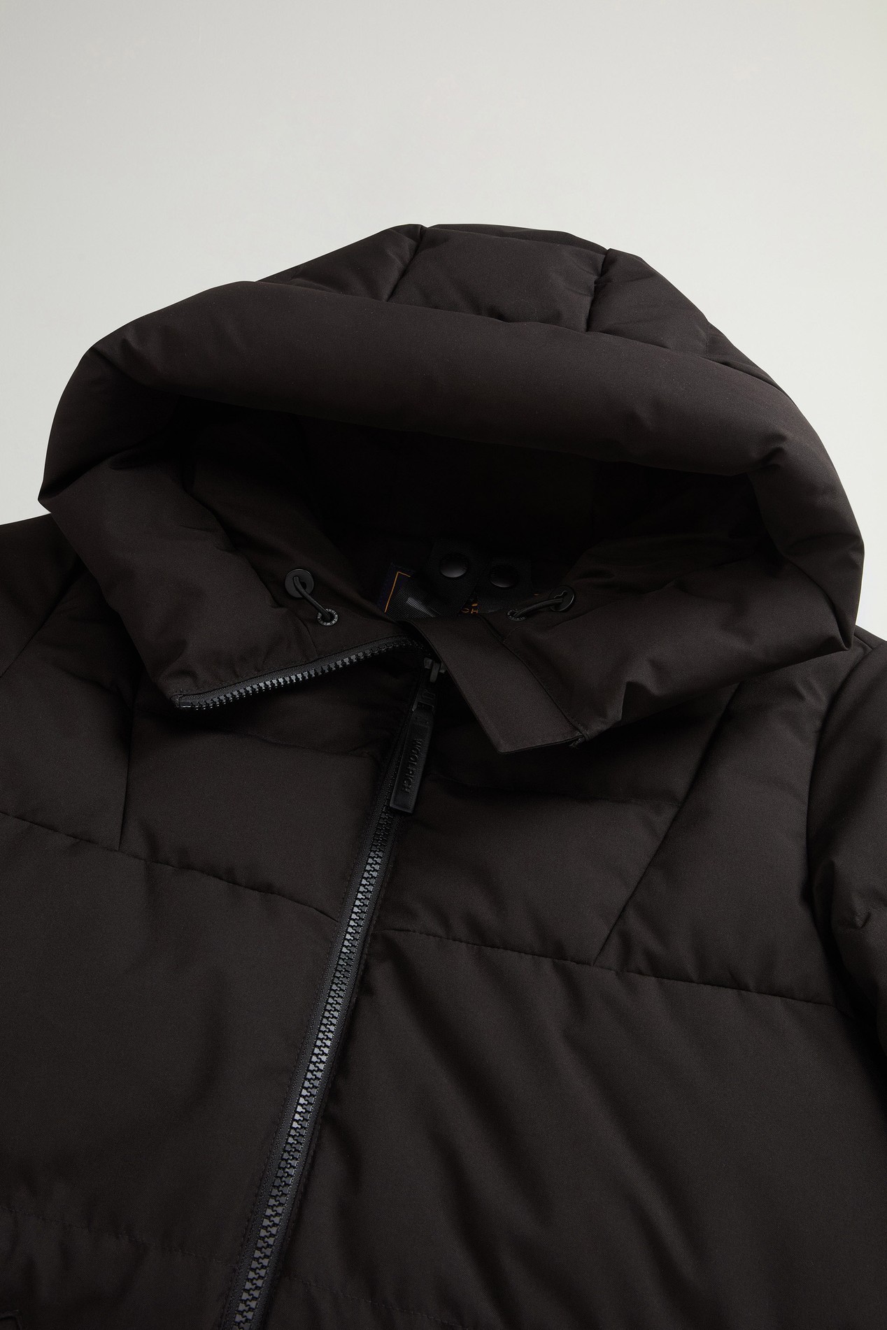 Quilted Parka in WINDSTOPPER® by GORE-TEX® Fabric Black photo 6 | Woolrich
