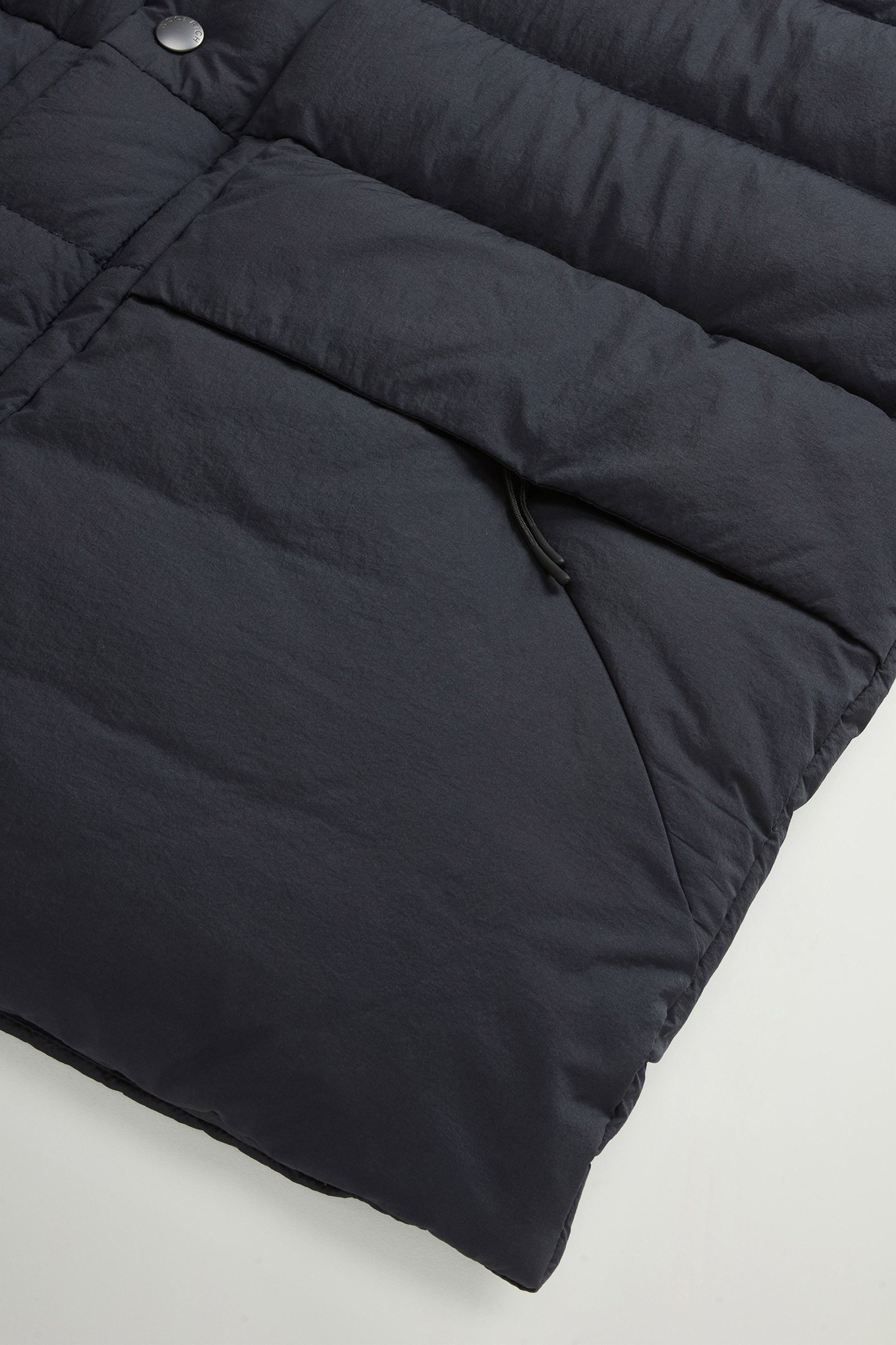Gilet Bering trapuntato in nylon crinkle Blu photo 7 | Woolrich