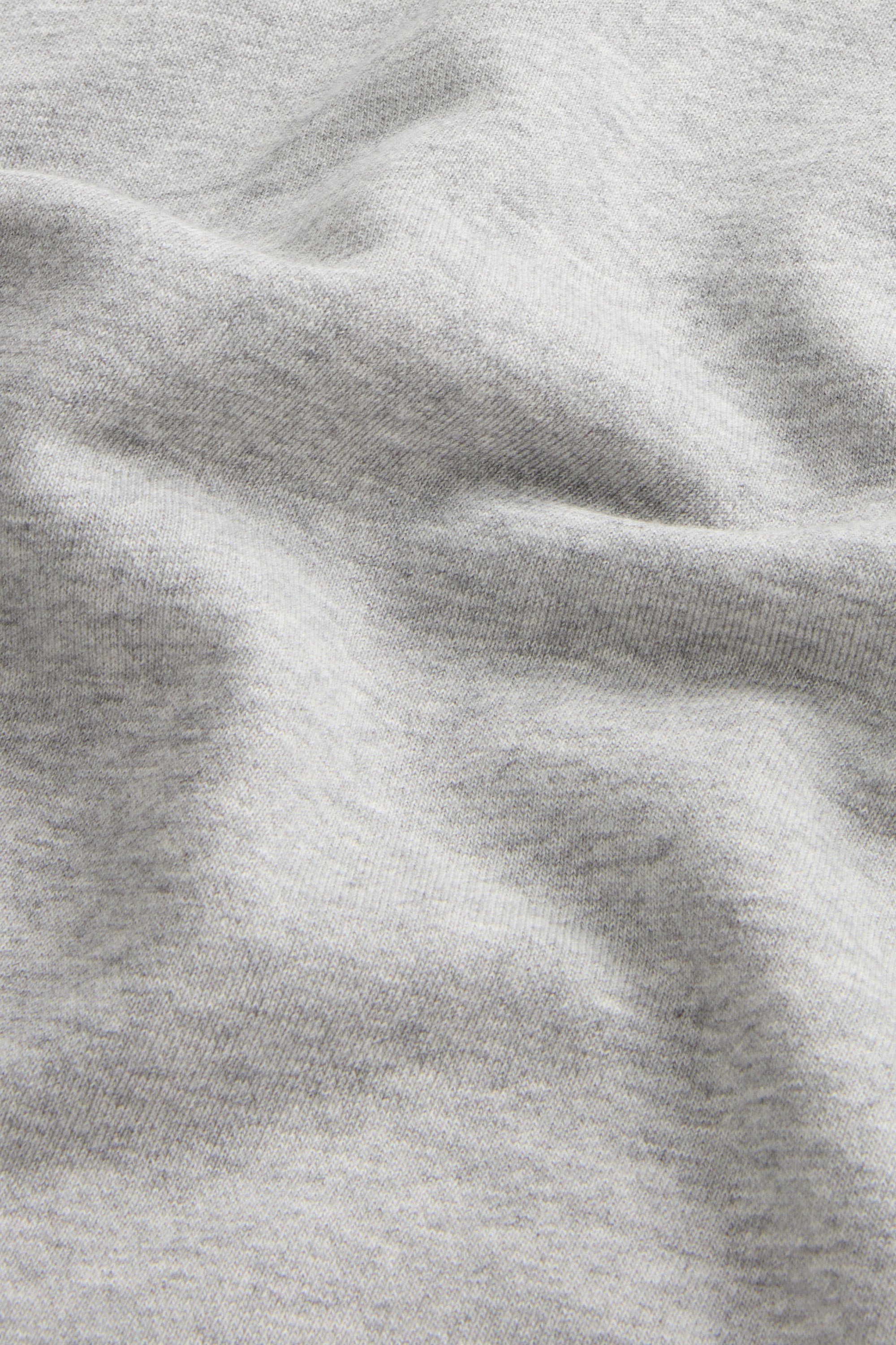 Crewneck Sweatshirt in Pure Cotton with Macro Logo on the Back Gray photo 7 | Woolrich
