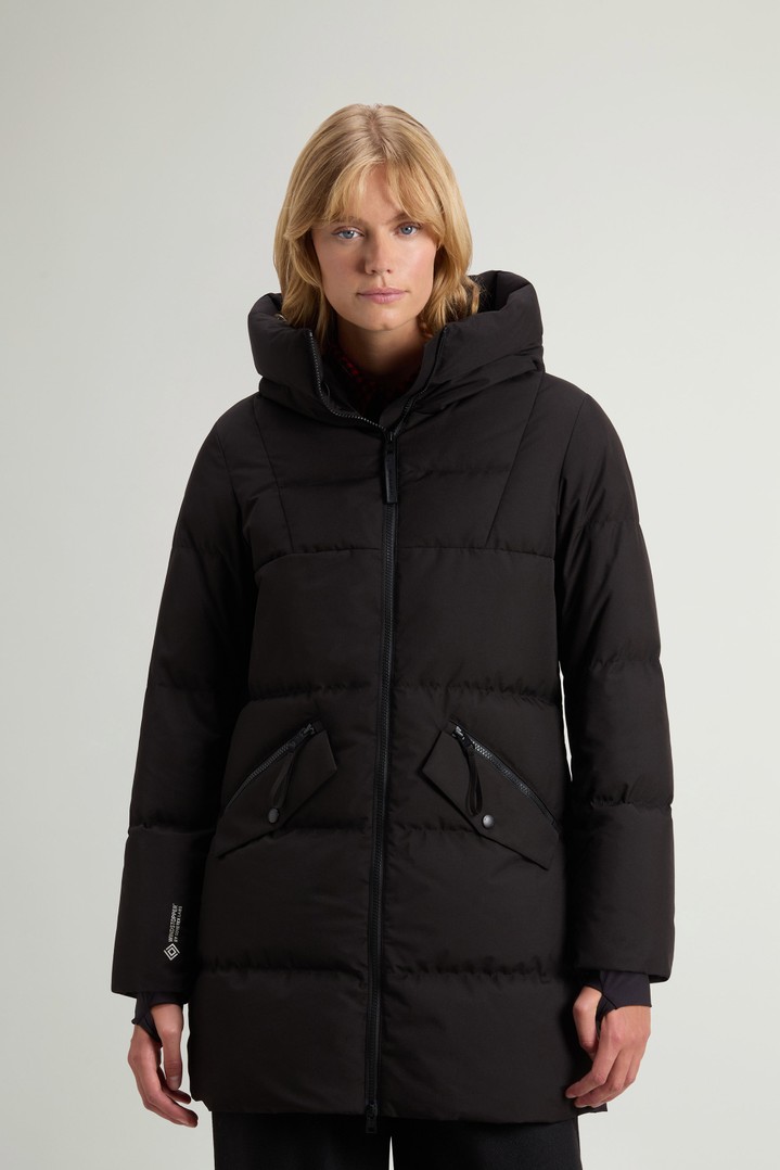 Quilted Parka in WINDSTOPPER® by GORE-TEX® Fabric Black photo 1 | Woolrich