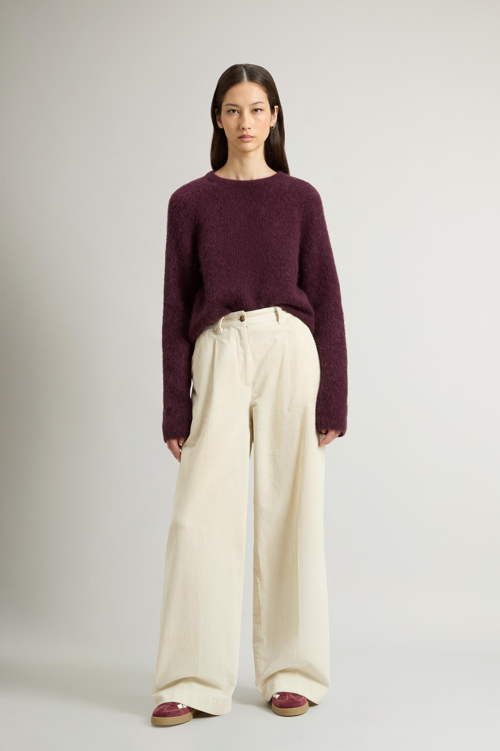 Wide-Leg-Hose aus Cord Weiß photo 1 | Woolrich