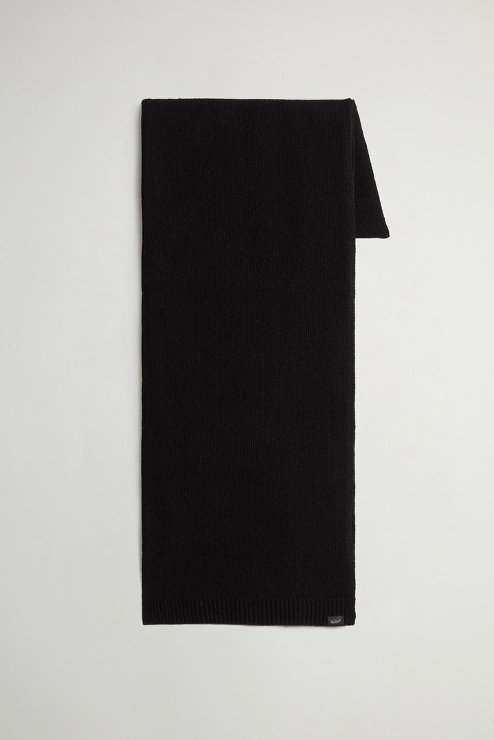Scarf in Wool Blend Black photo 2 | Woolrich