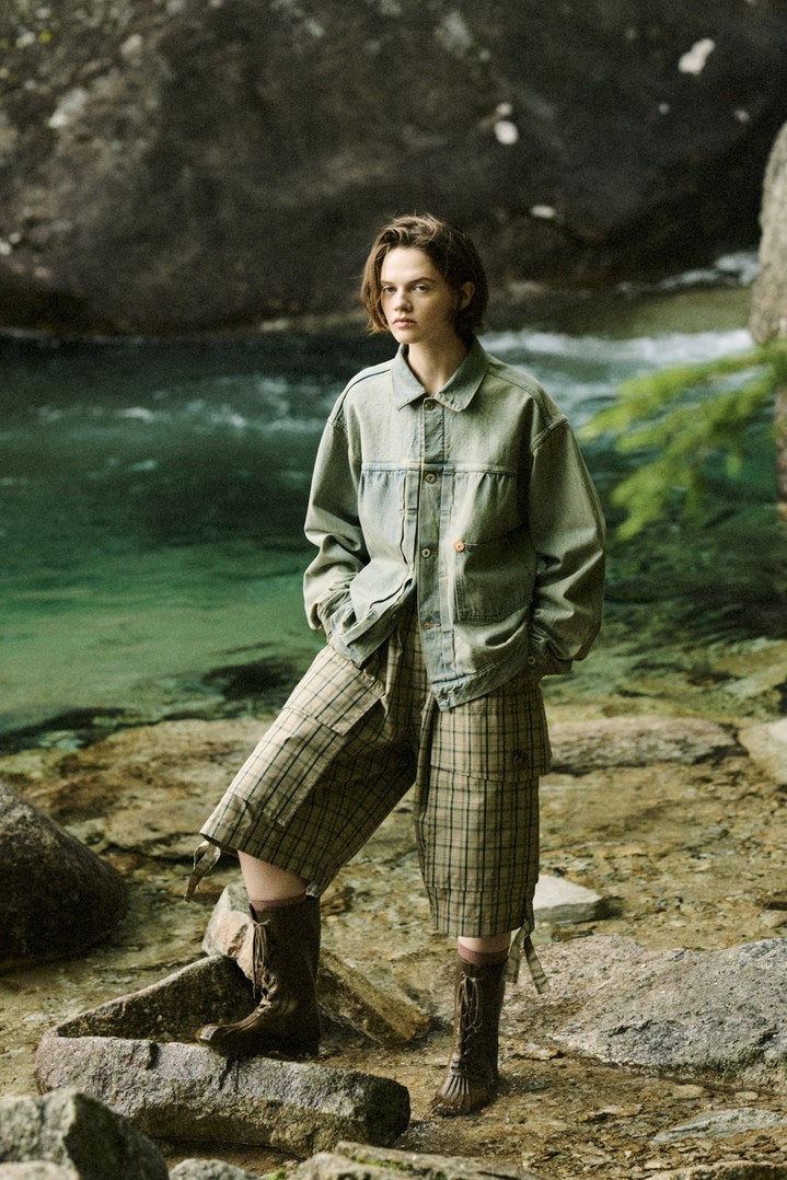 Jacket in Pure Cotton Denim Blue photo 4 | Woolrich