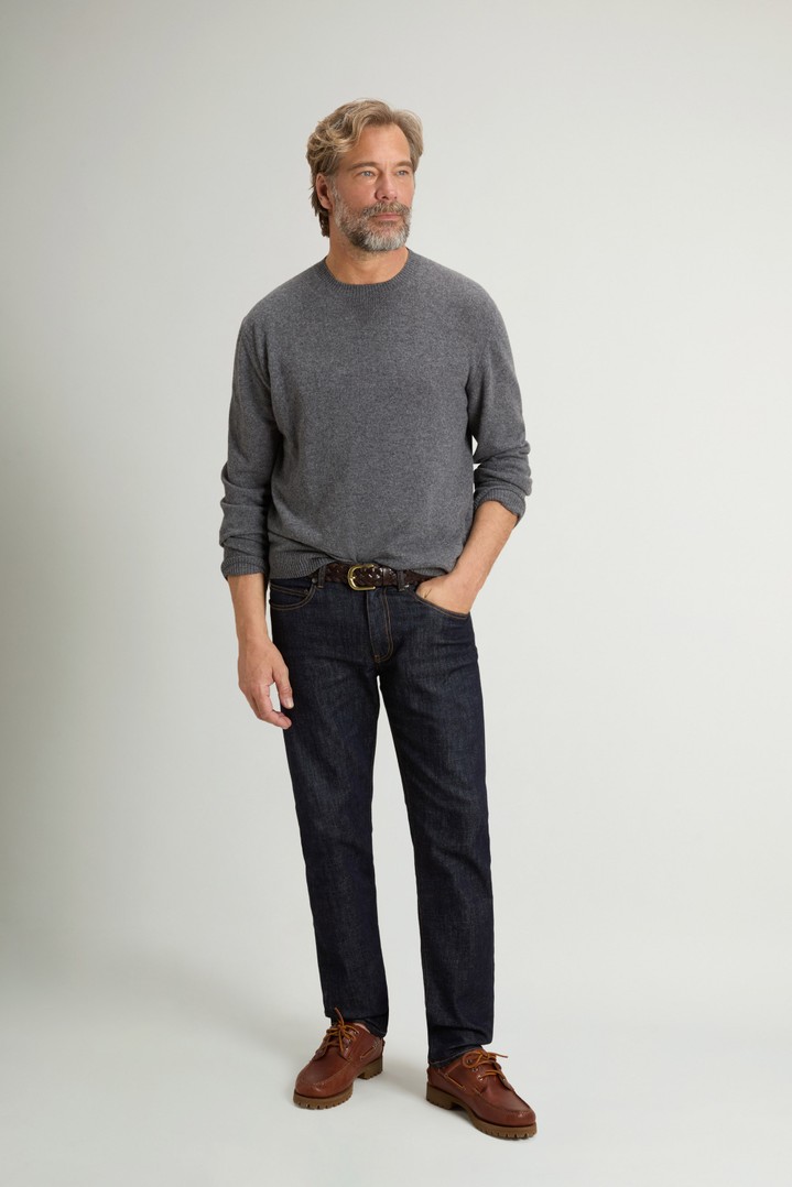 WOOL CASHMERE CREWNECK GG13 Gray photo 2 | Woolrich