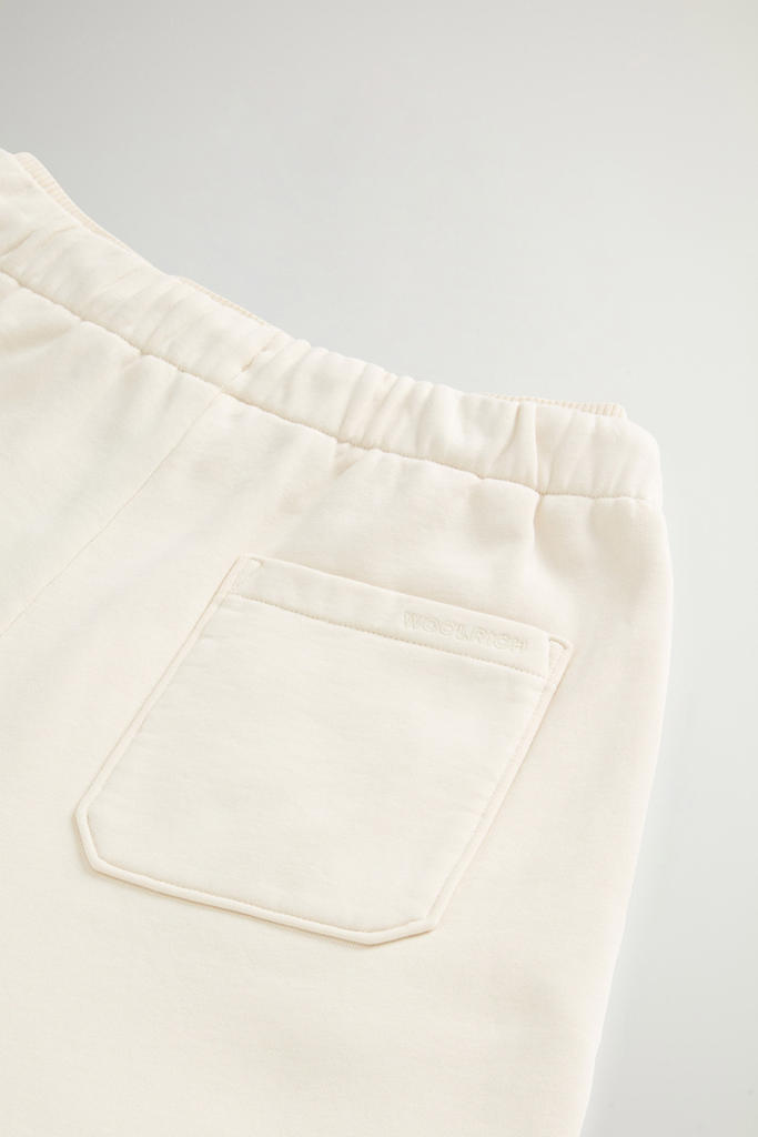 Pantalon de jogging en molleton de pur coton Blanc photo 3 | Woolrich