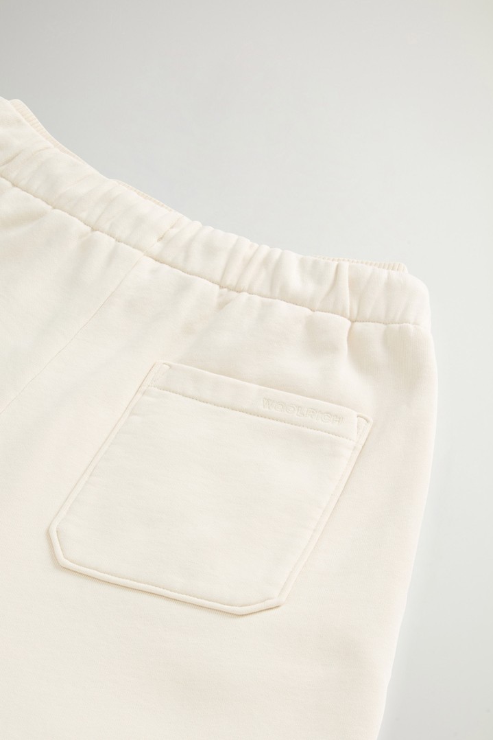Pantalon de jogging en molleton de pur coton Blanc photo 3 | Woolrich