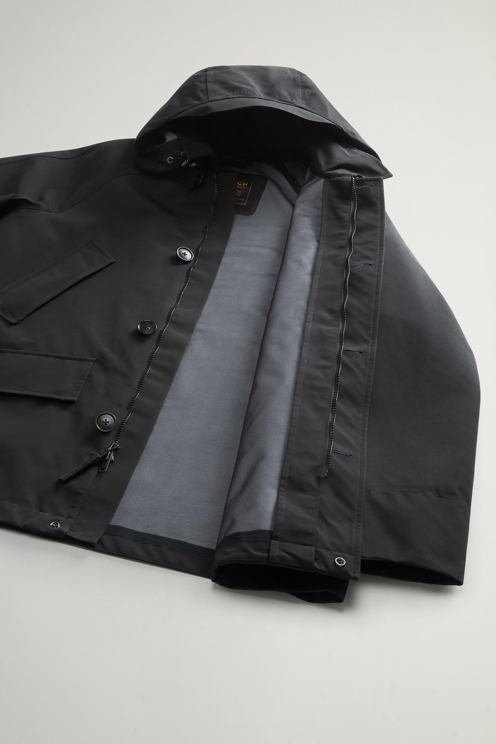 Mackinaw 3-in-1 Waterproof Coat in Three-Layered Ramar Cloth Black photo 6 | Woolrich