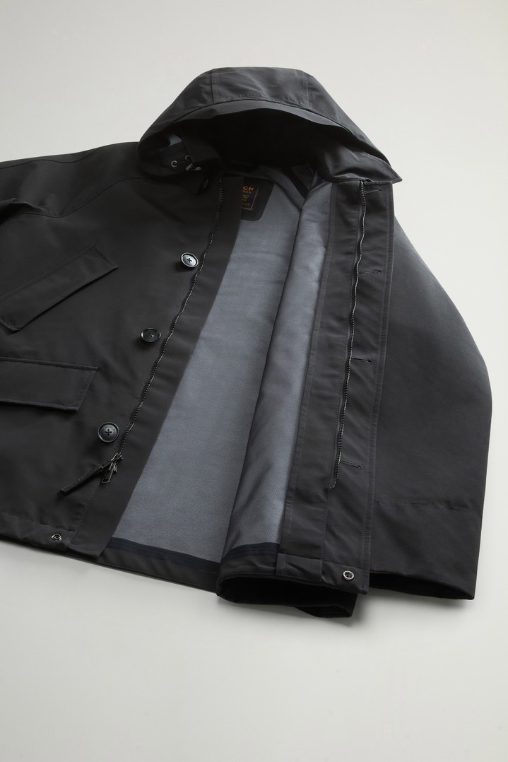 Mackinaw 3-in-1 Waterproof Coat in Three-Layered Ramar Cloth Black photo 6 | Woolrich