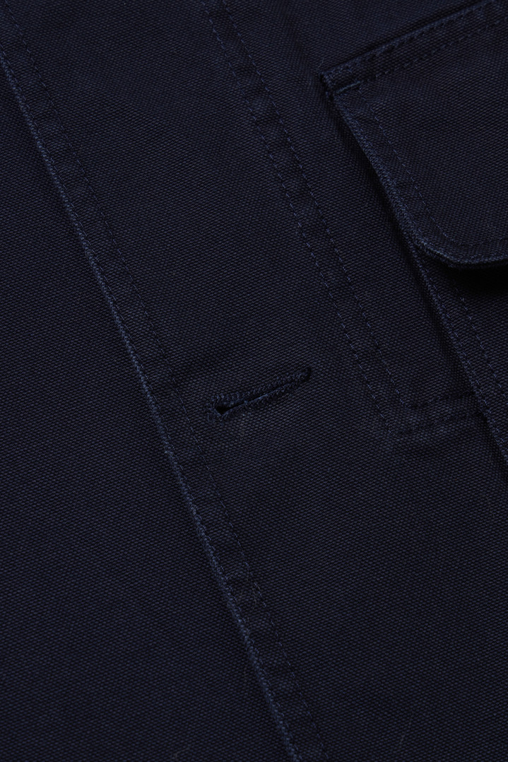 3-in-1 Jacket in Pure Cotton - One Of These Days / Woolrich Blue photo 5 | Woolrich