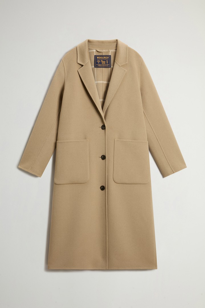 Coat in Double-Face Pure Wool Beige photo 5 | Woolrich