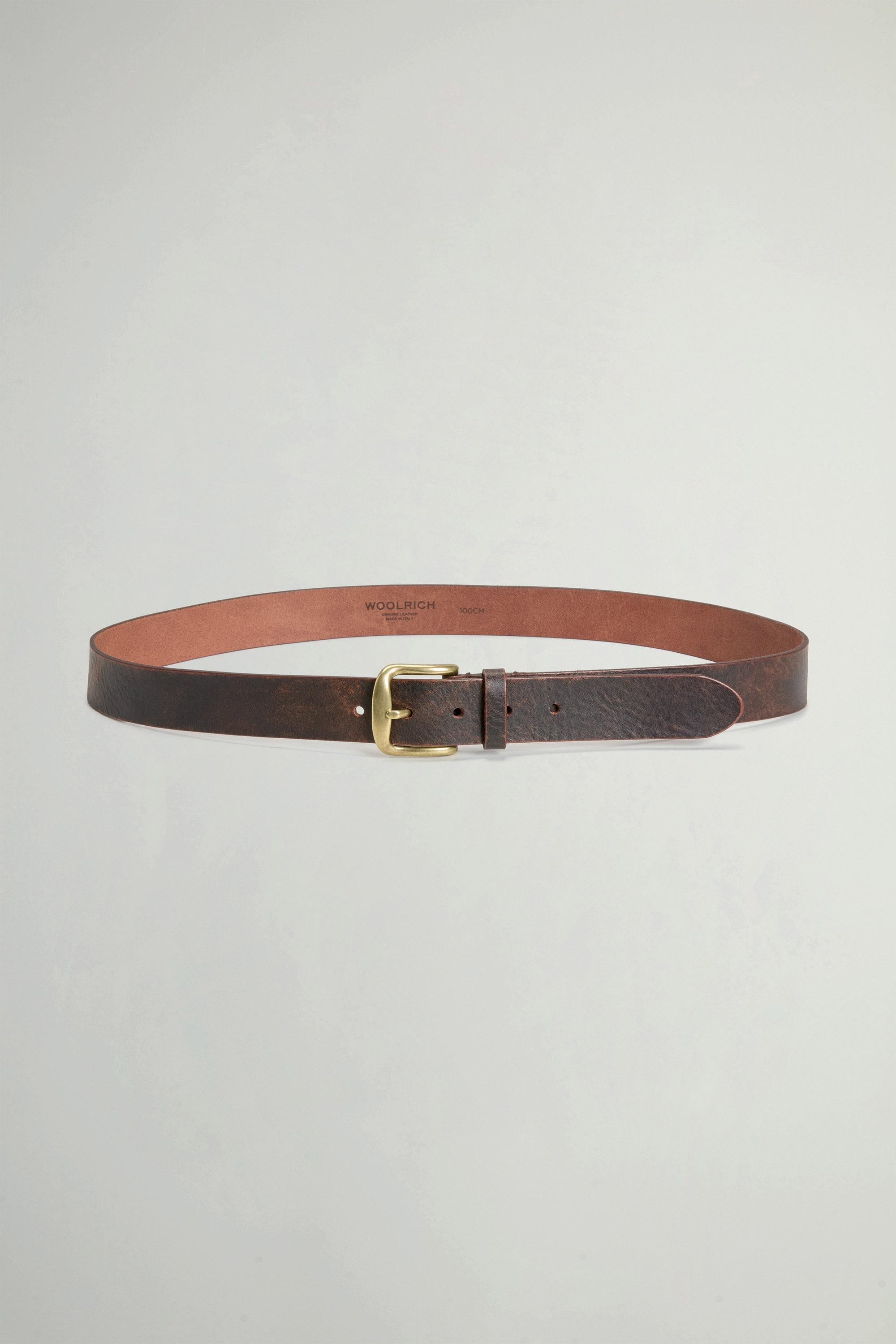 Belt in Leather Brown photo 1 | Woolrich
