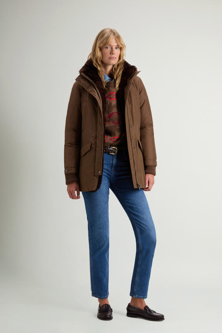 Erie Parka in Ramar Cloth Green photo 1 | Woolrich