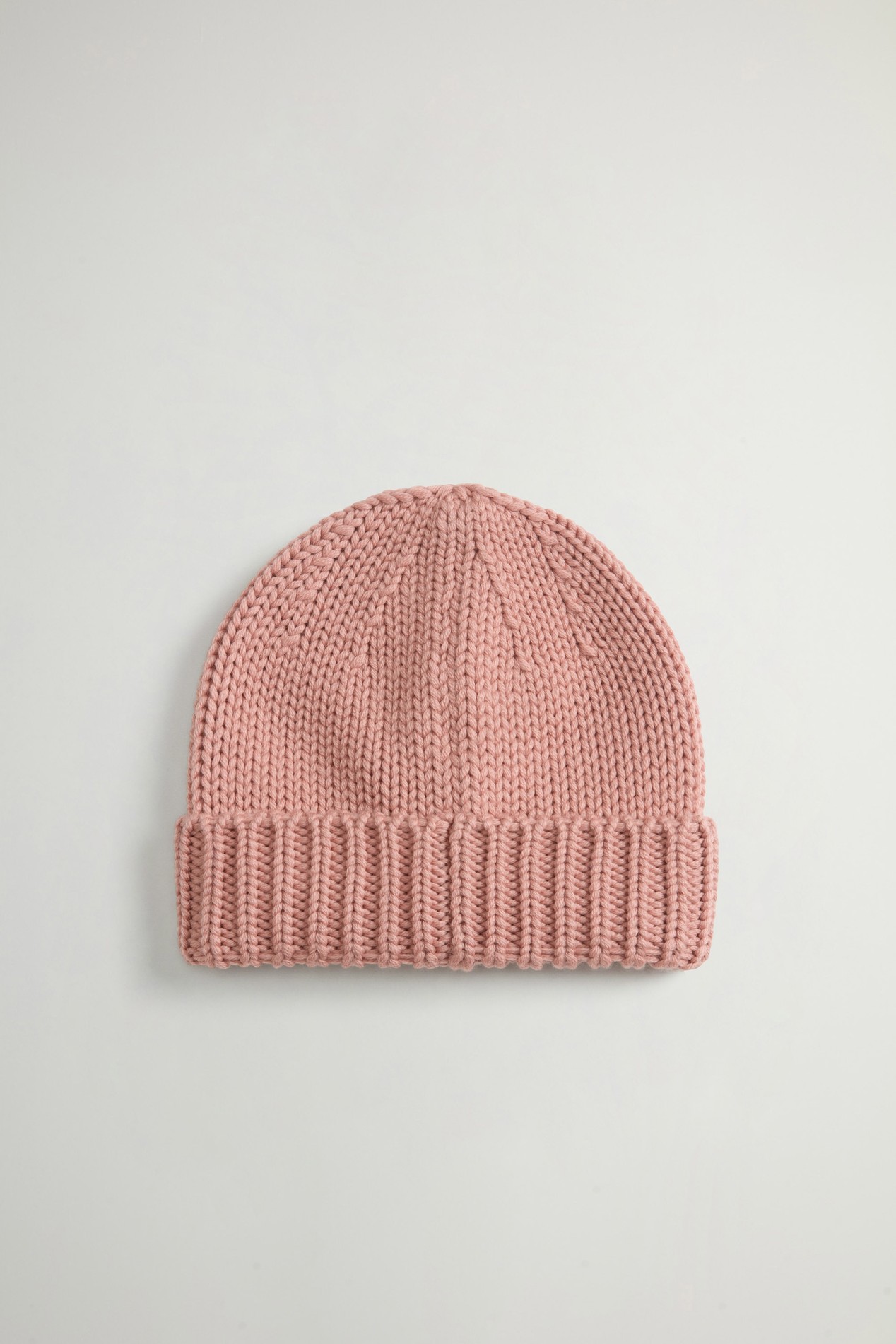 MERINO WOOL LOGO BEANIE Pink photo 2 | Woolrich