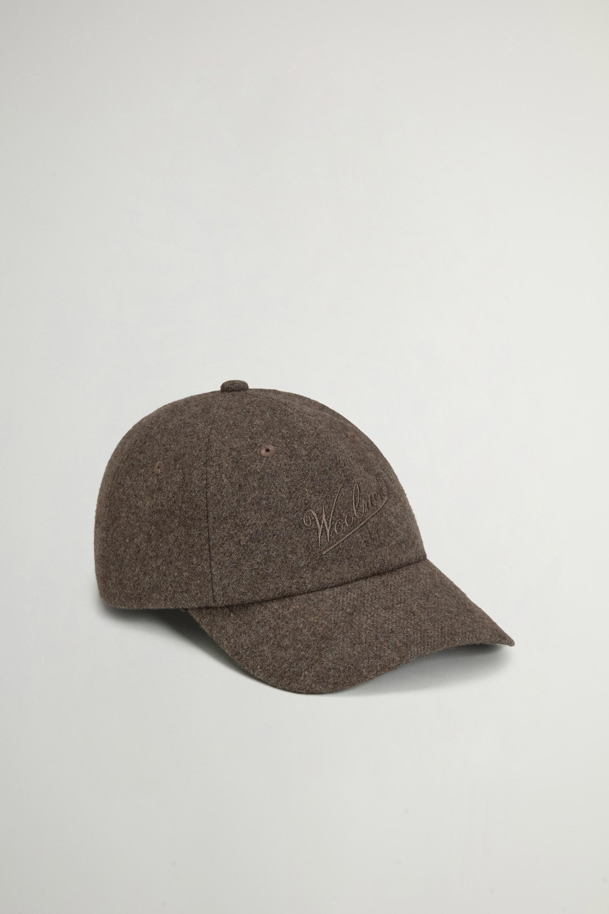 Cap in Recycled Italian Wool Blend Brown photo 1 | Woolrich