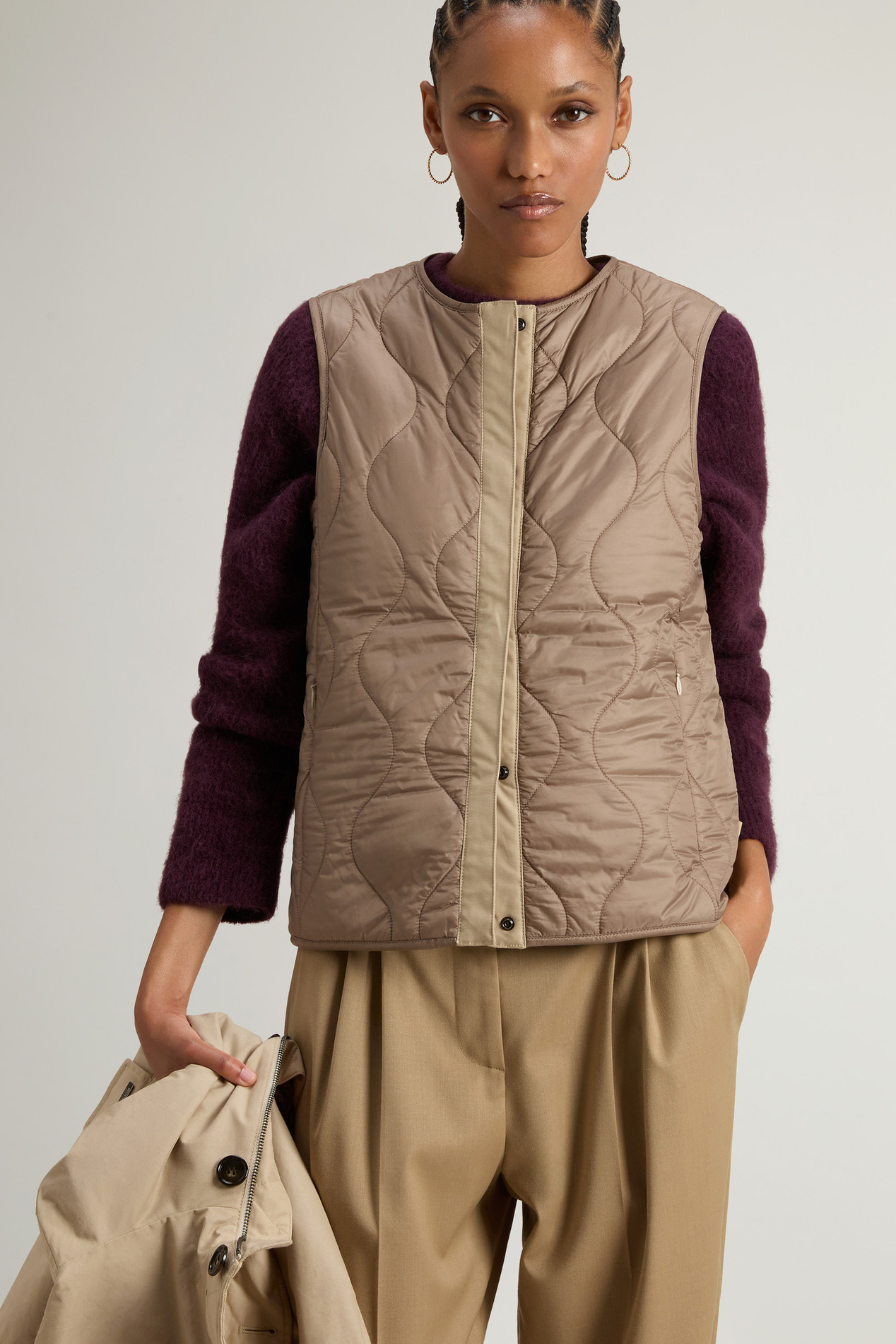 3-in-1 Jacket in Ramar Cloth Beige photo 4 | Woolrich