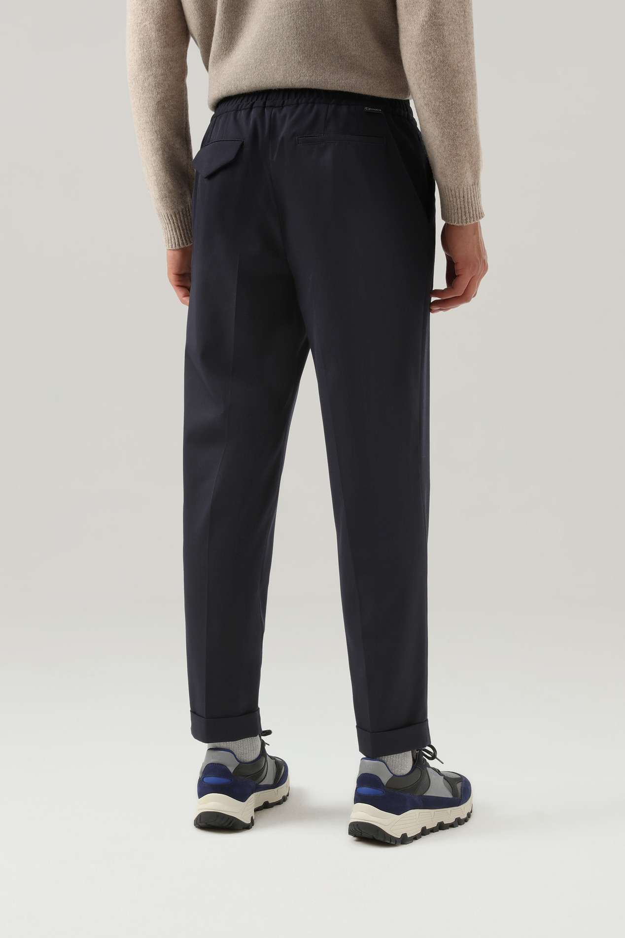 Commuting Pants in Eco-Comfort Wool Blend Blue photo 2 | Woolrich