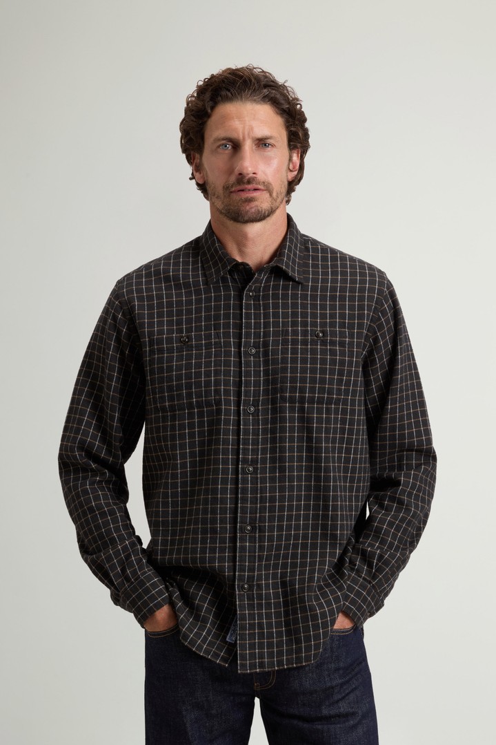 CHECK FLANNEL WARREN SHIRT Grau photo 1 | Woolrich