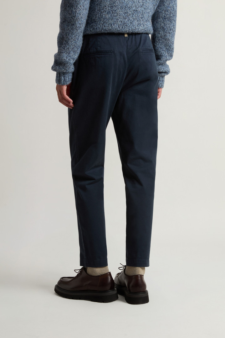 Stretch Cotton Twill Milton Pants Blue photo 2 | Woolrich