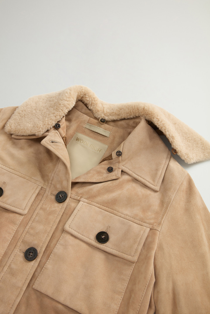 Padded Suede Jacket Beige photo 6 | Woolrich