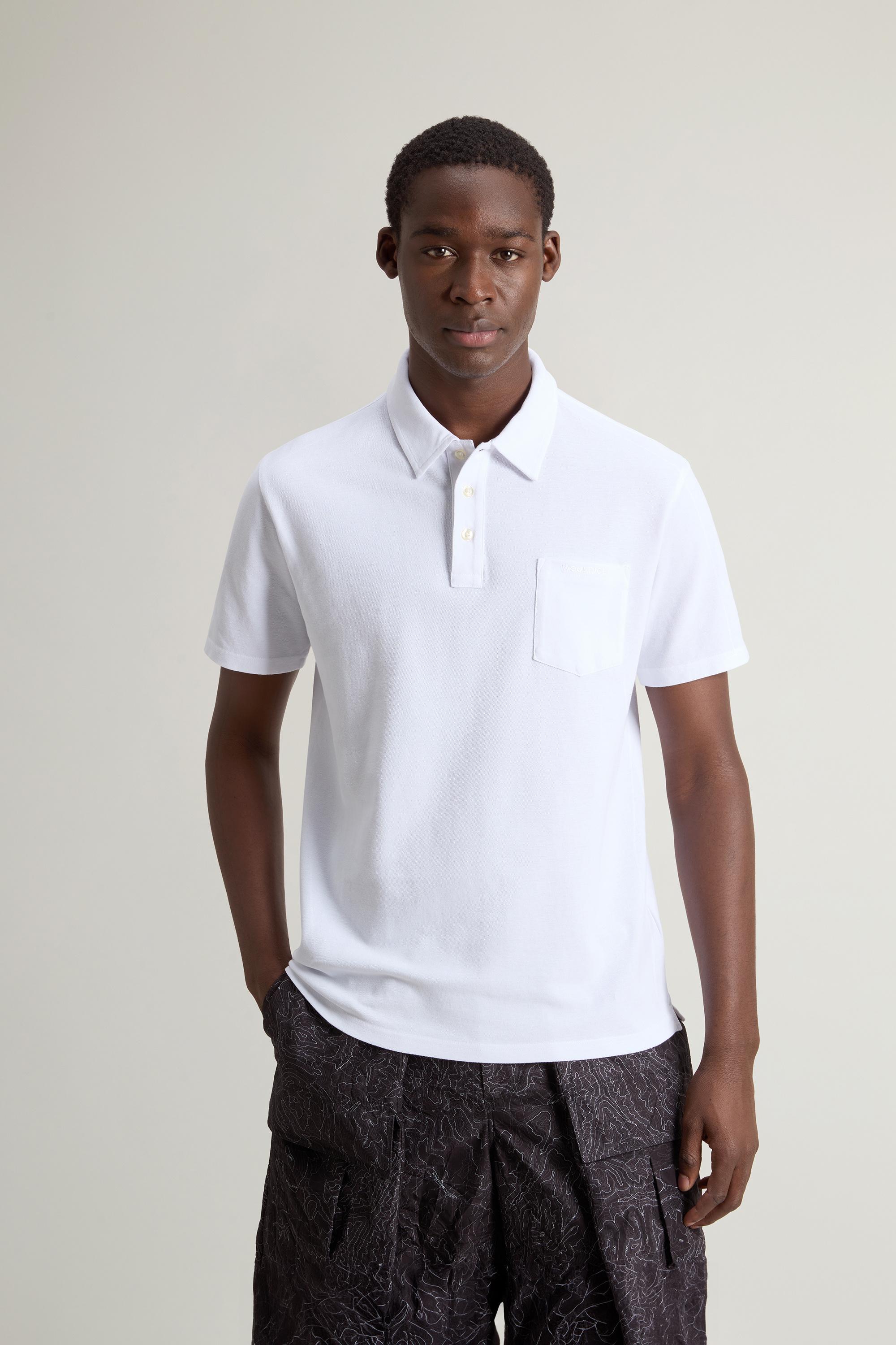 Ice Cotton Polo White photo 1 | Woolrich