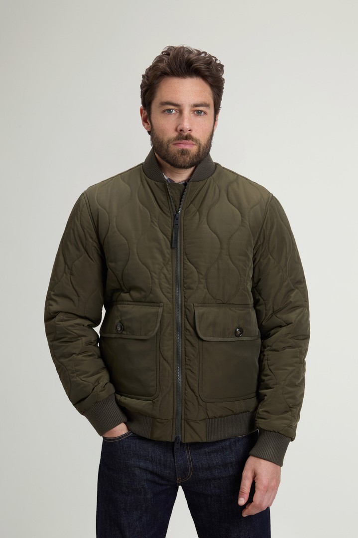 ONION QUILTED BOMBER Green photo 1 | Woolrich