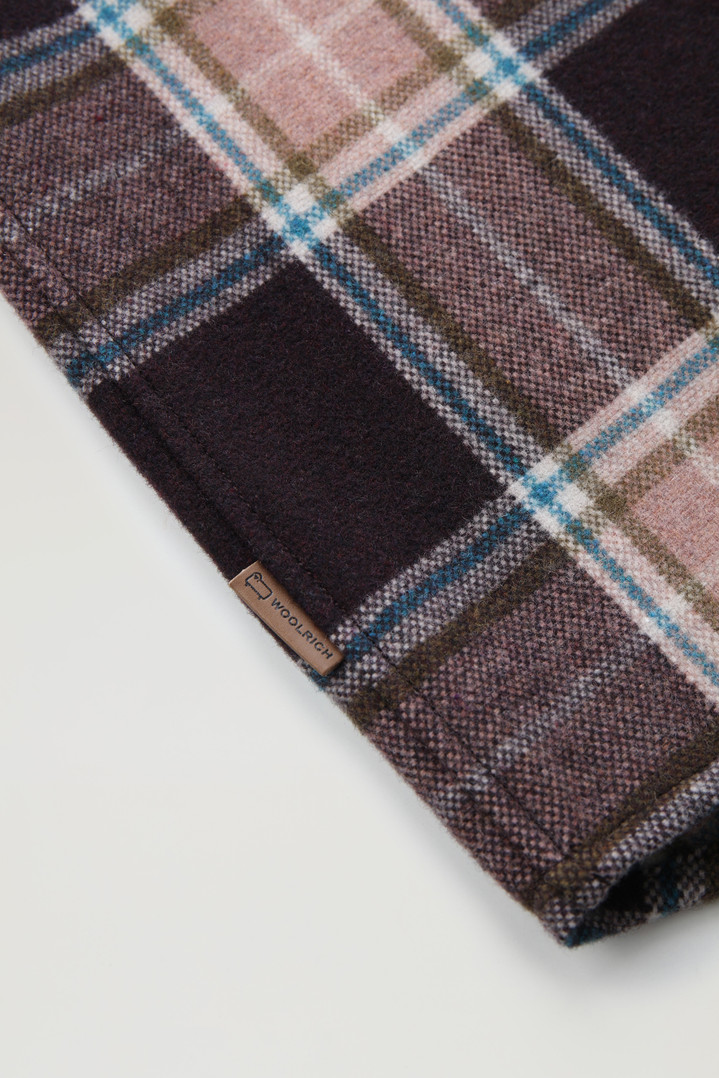 Alaskan Check Overshirt in Recycled Italian Wool Blend Multicolor photo 4 | Woolrich