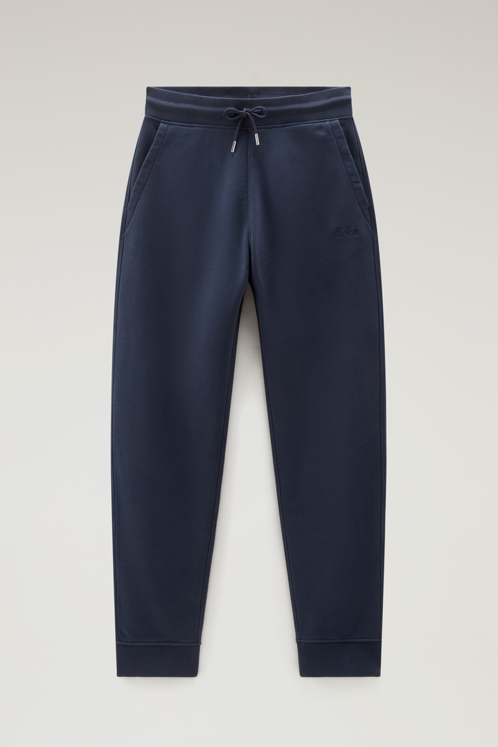 Sweatpants in Brushed Cotton Fleece Blue photo 1 | Woolrich