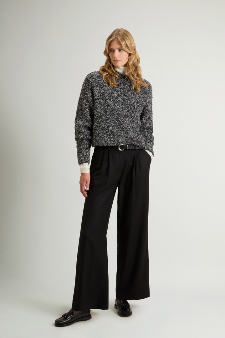 3GG BOUCLE TURTLENECK Black photo 2 | Woolrich