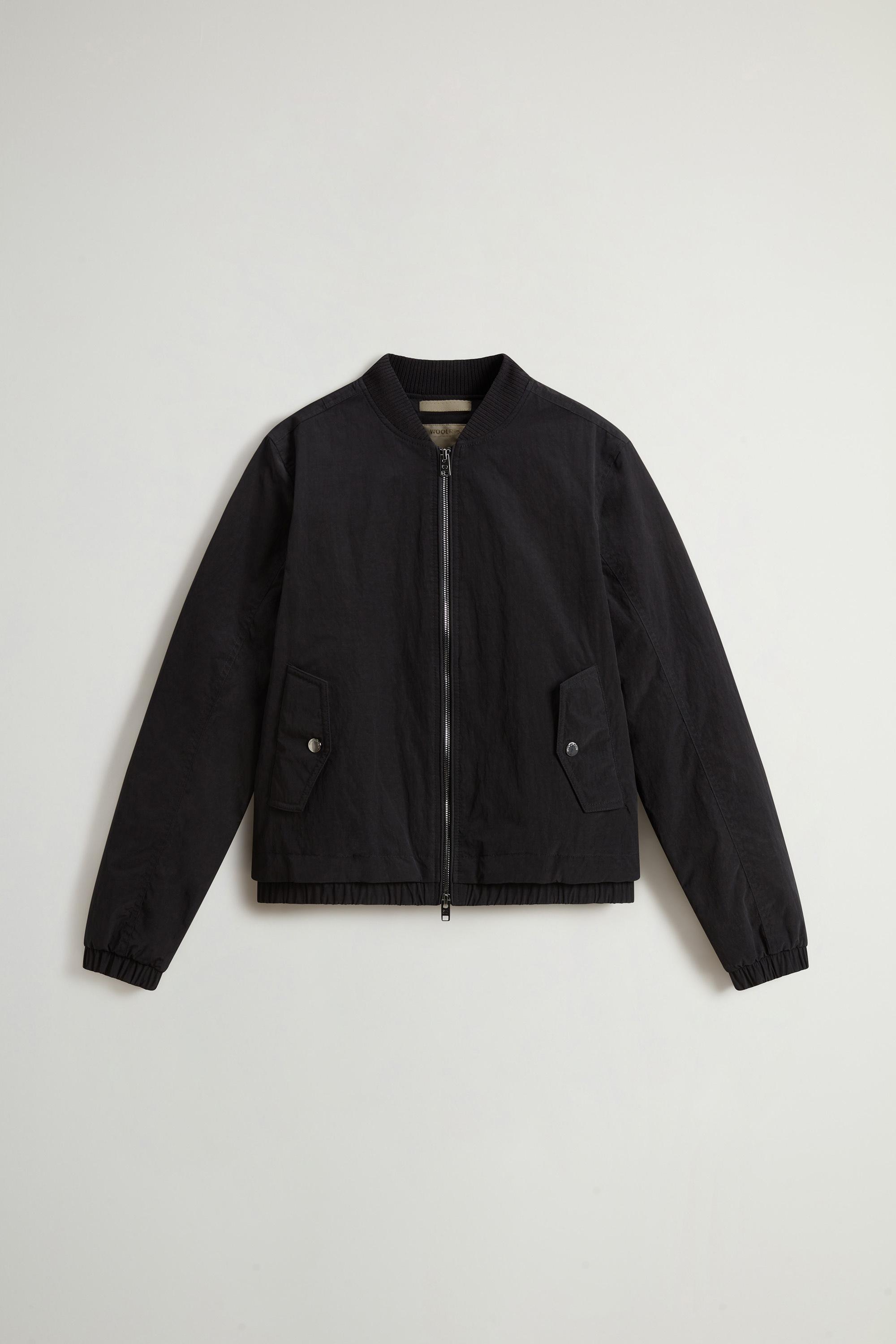 Grace Bomber Jacket in Peached Poly Black photo 5 | Woolrich