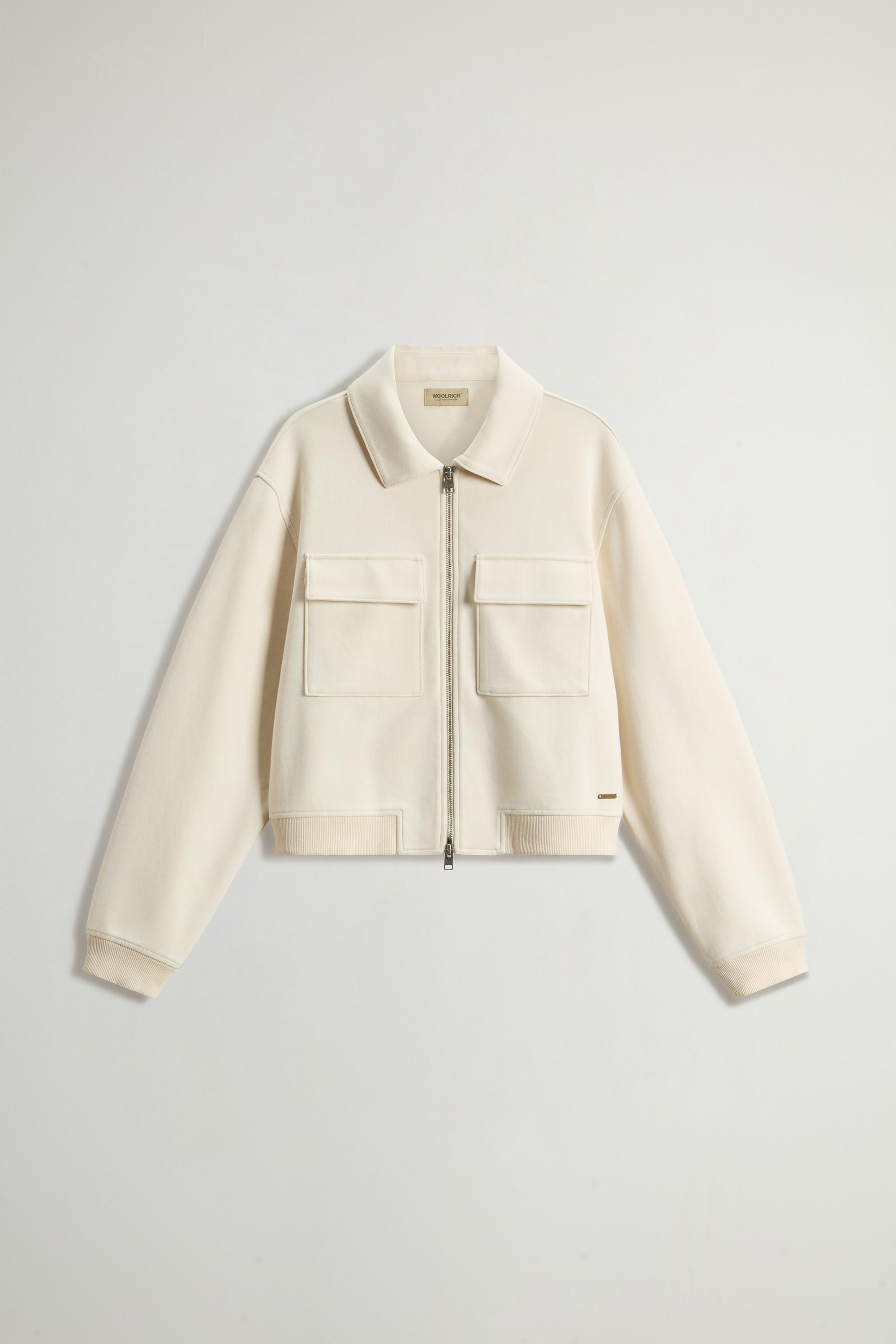 Sweatshirt in Cotton-Blend Interlock White photo 5 | Woolrich