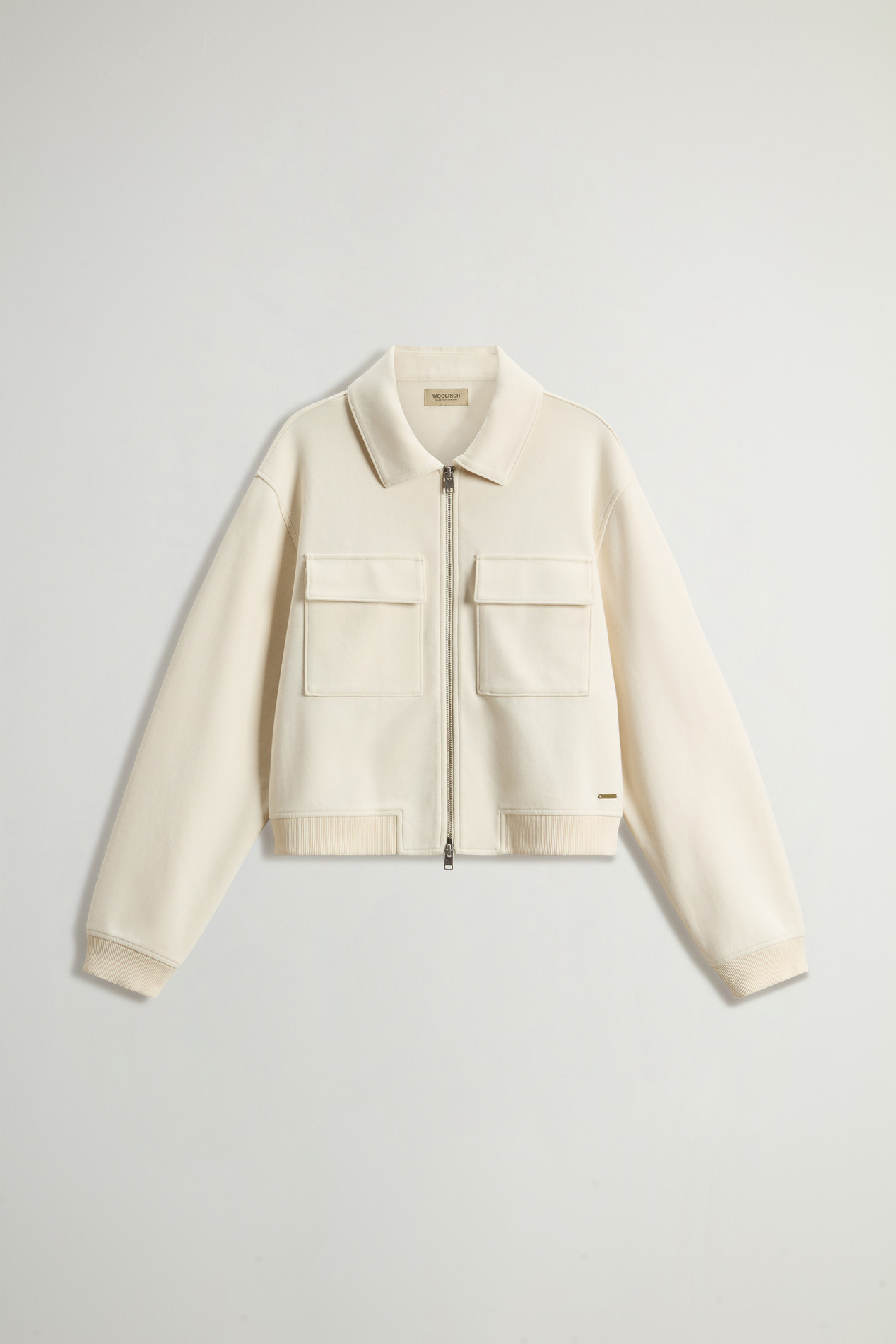 Sweatshirt in Cotton-Blend Interlock White photo 5 | Woolrich