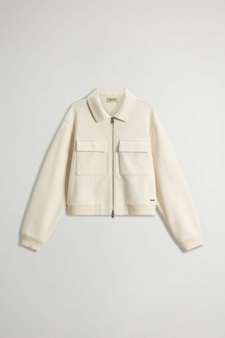 Sweatshirt in Cotton-Blend Interlock White photo 5 | Woolrich