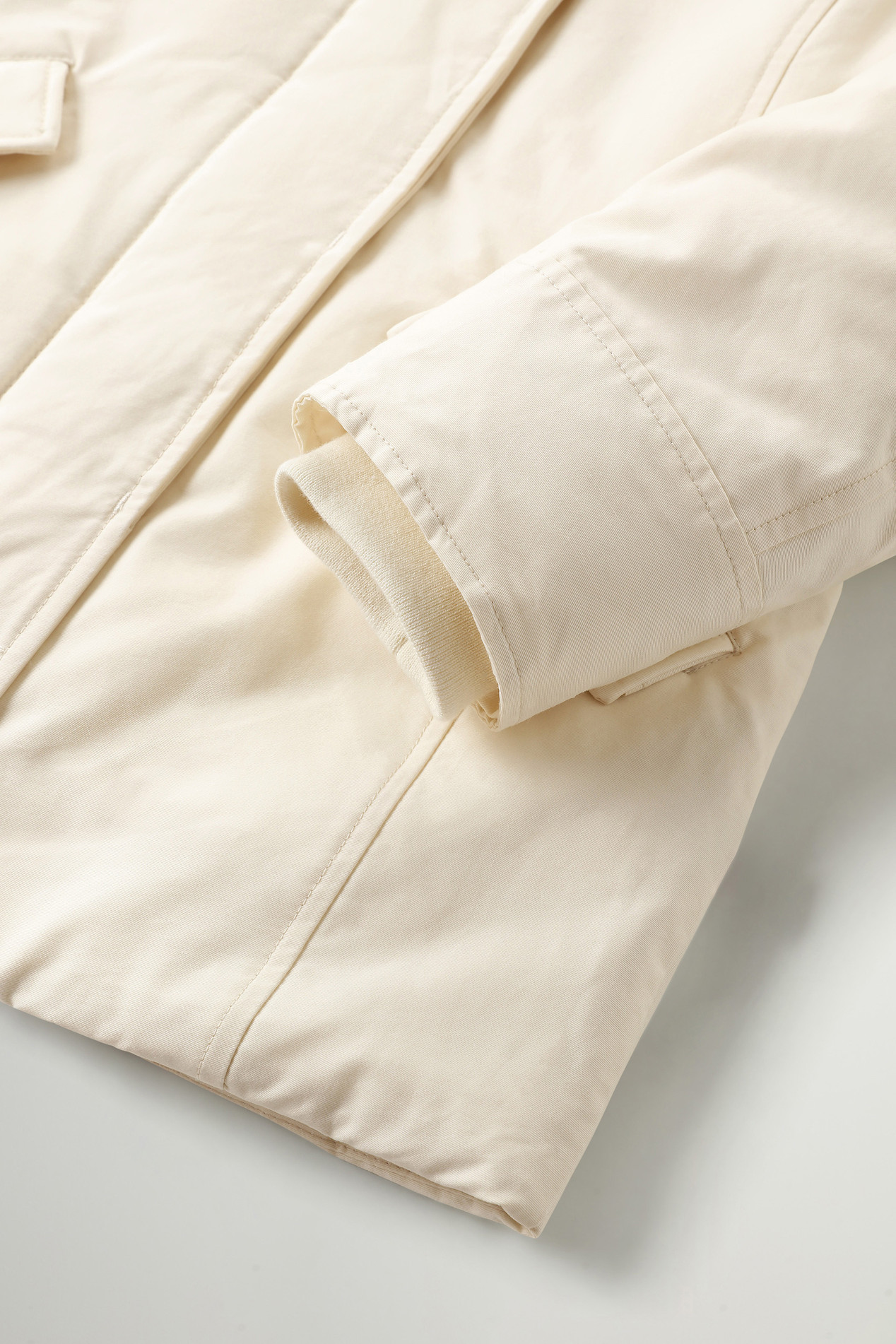 Girls' Arctic Parka with Detachable Fur Trim White photo 4 | Woolrich