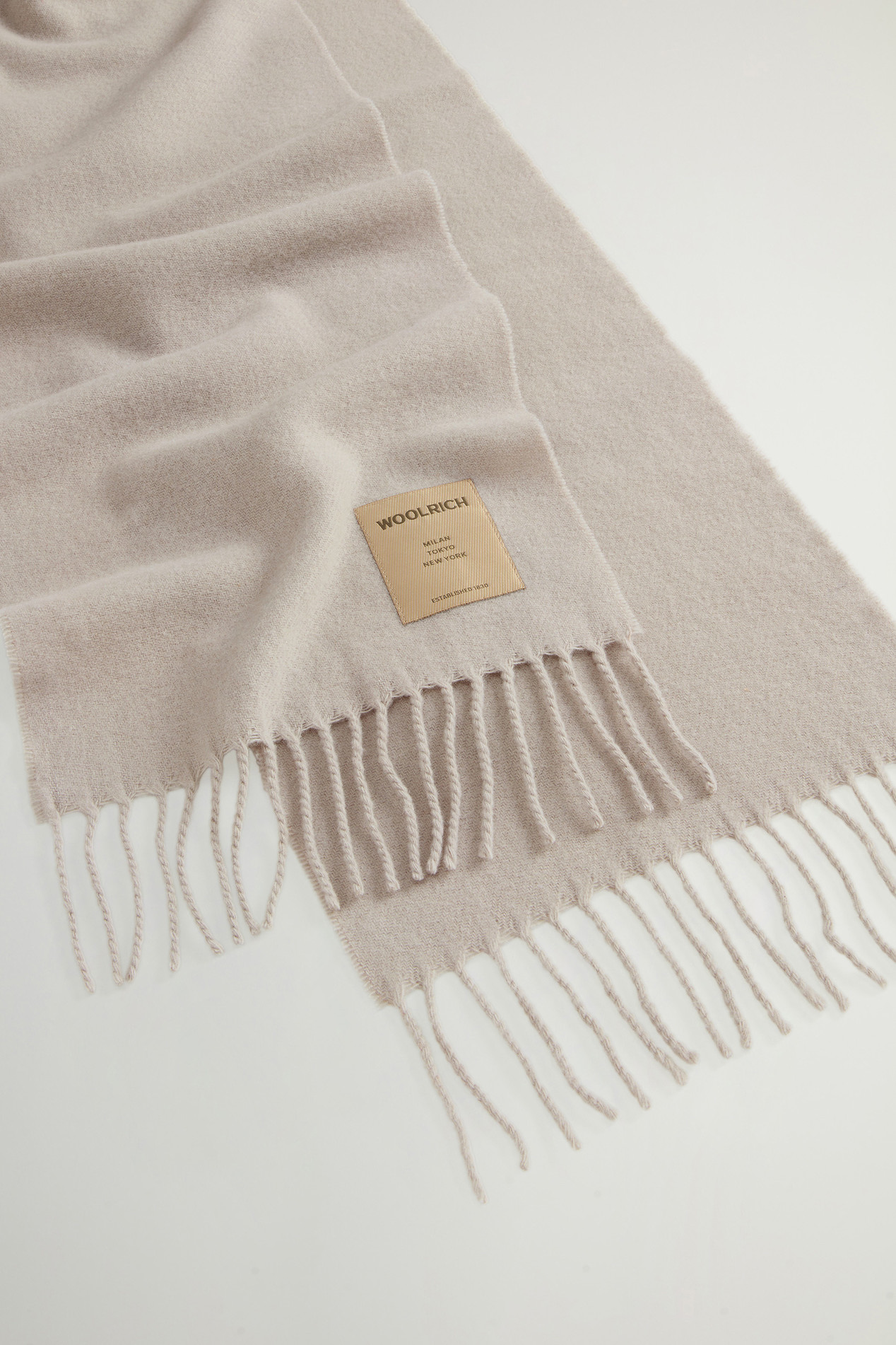 Écharpe en pure laine Gris photo 3 | Woolrich