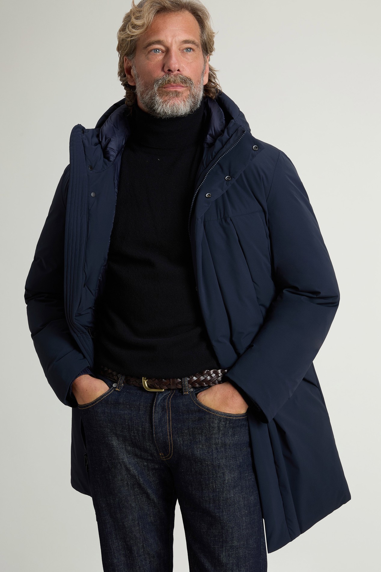 MATT STRETCH TETON PUFFER Blue photo 4 | Woolrich